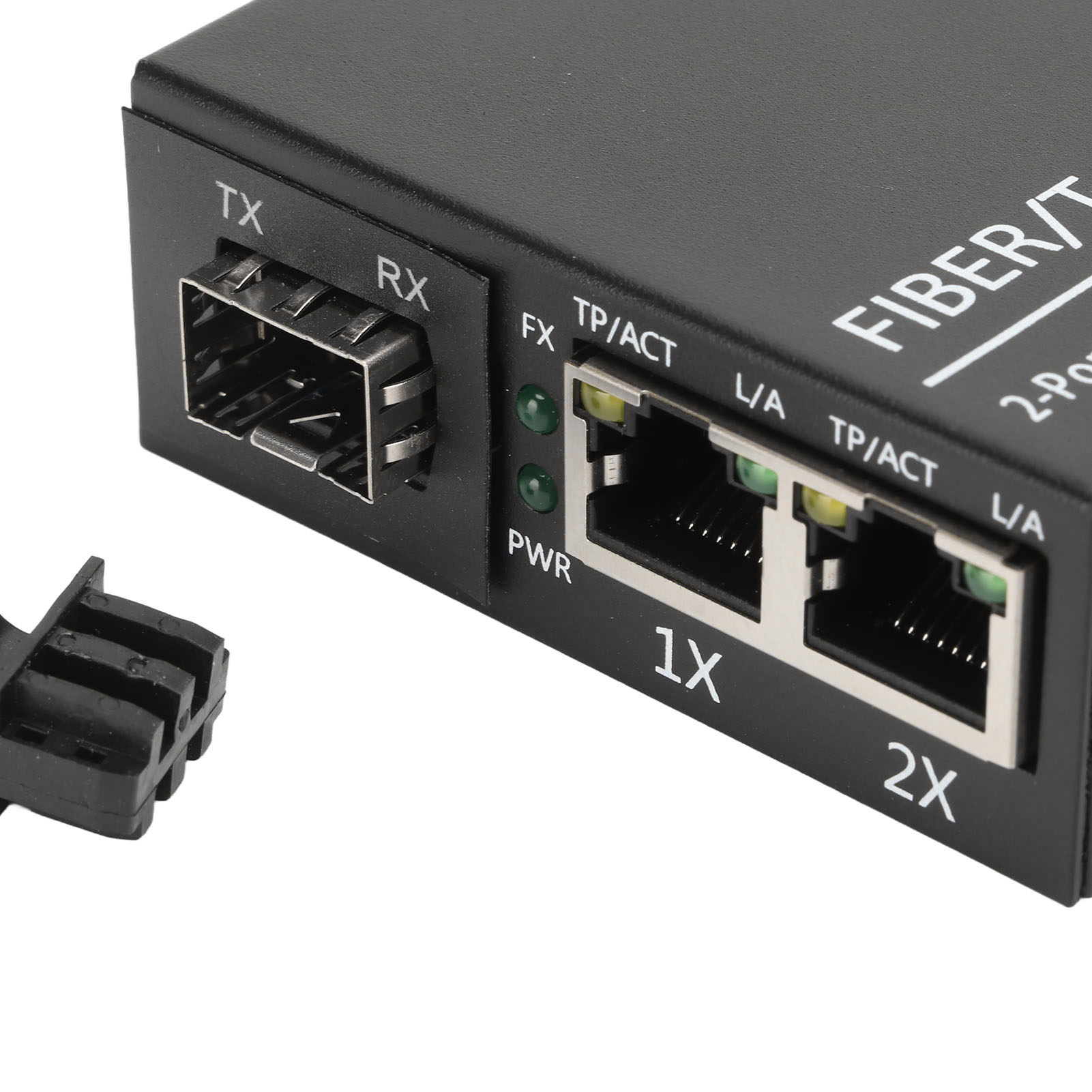 Fiber Transceiver 100M SFP To RJ45 Multifunctional Compatibility Optical Med NEW - Afbeelding 14 van 21