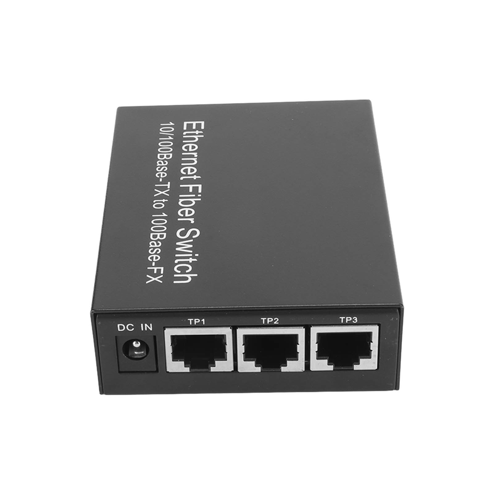 Ethernet Media Converter 100Mbps SC Single Fiber Singlemode RJ45 Port Fiber E DB - Photo 20/21