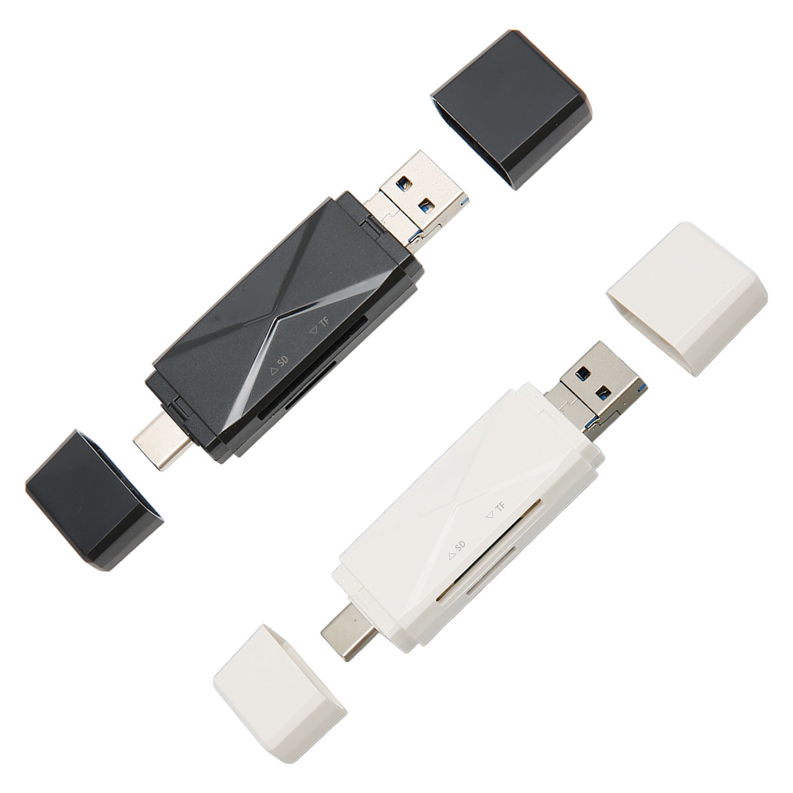 3 In 1 USB Storage Card Reader USB C USB 3.0 MICRO USB Portable Storage Card FY - Afbeelding 28 van 29
