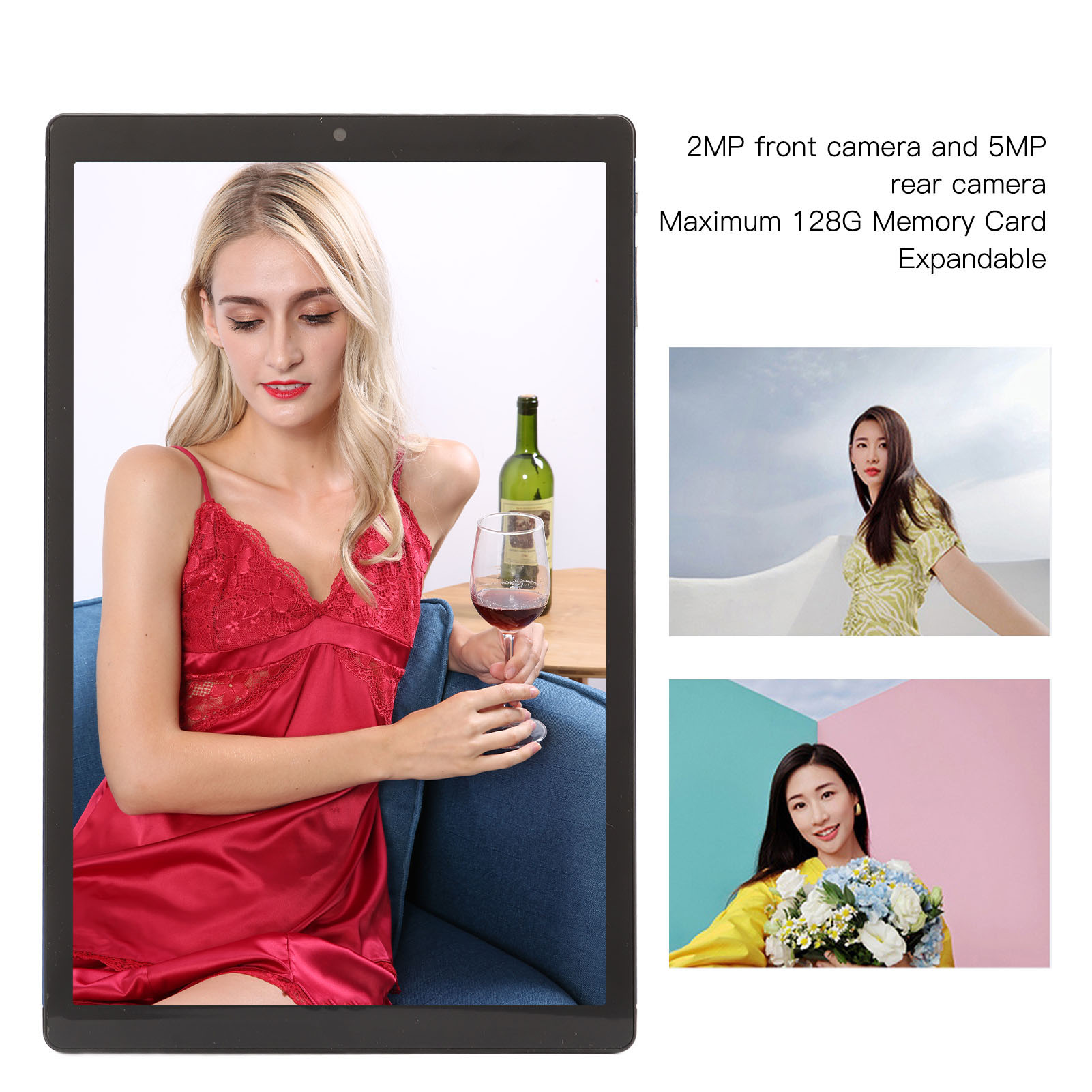 10.1in Tablet HD Display 4GB RAM 64GB ROM 2.4GHz 5GHz WiFi 3 Card Slots Dual Fit - Bild 25 von 29