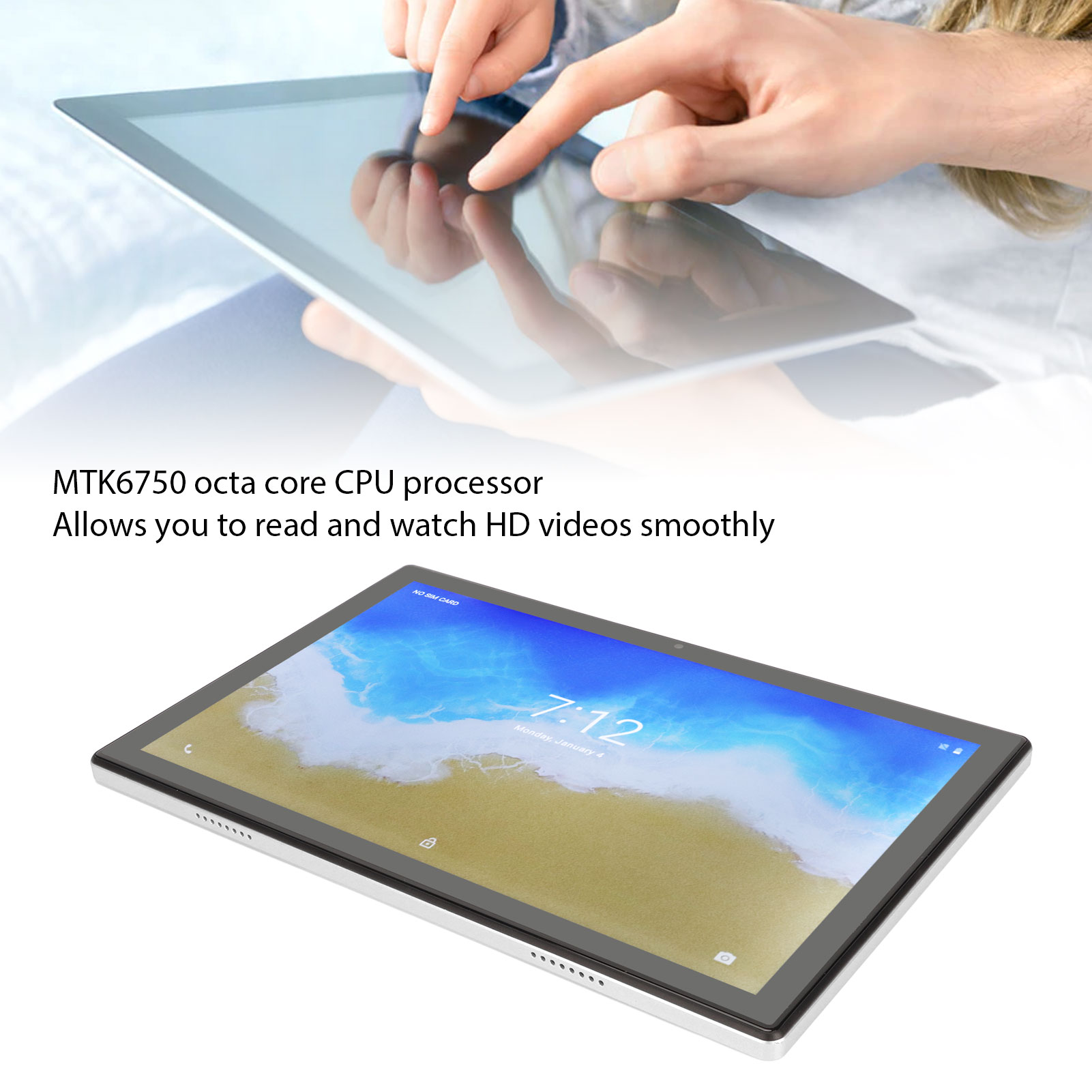 10.1in HD Tablet 8GB RAM 128GB ROM Octa Core Dual SIM Dual Standby 5800mAh 5 NEW - Imagen 15 de 18