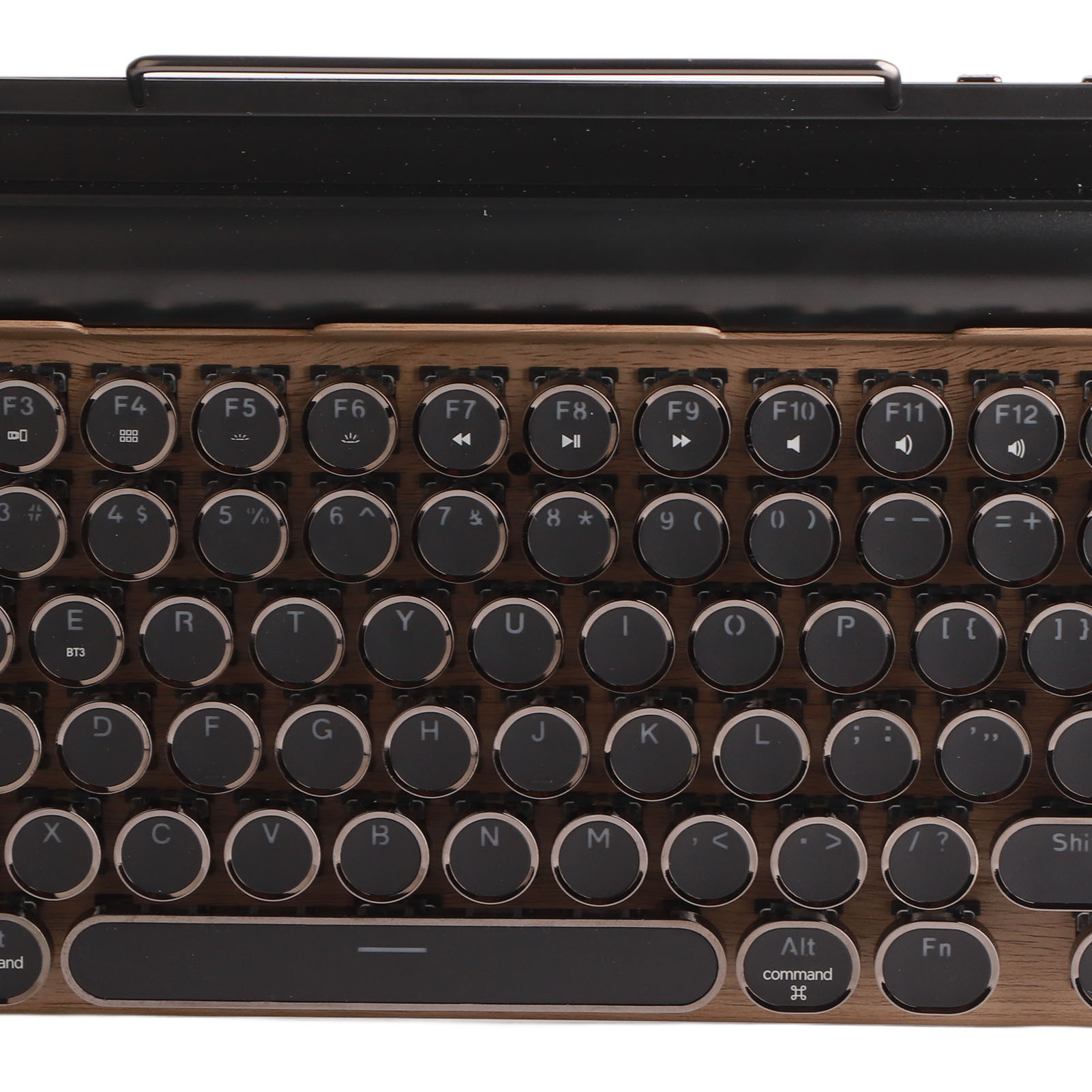 Typewriter Keyboard 83 Keys Vintage Wireless BT Mechanical Keyboard With Meta FY - Afbeelding 27 van 29