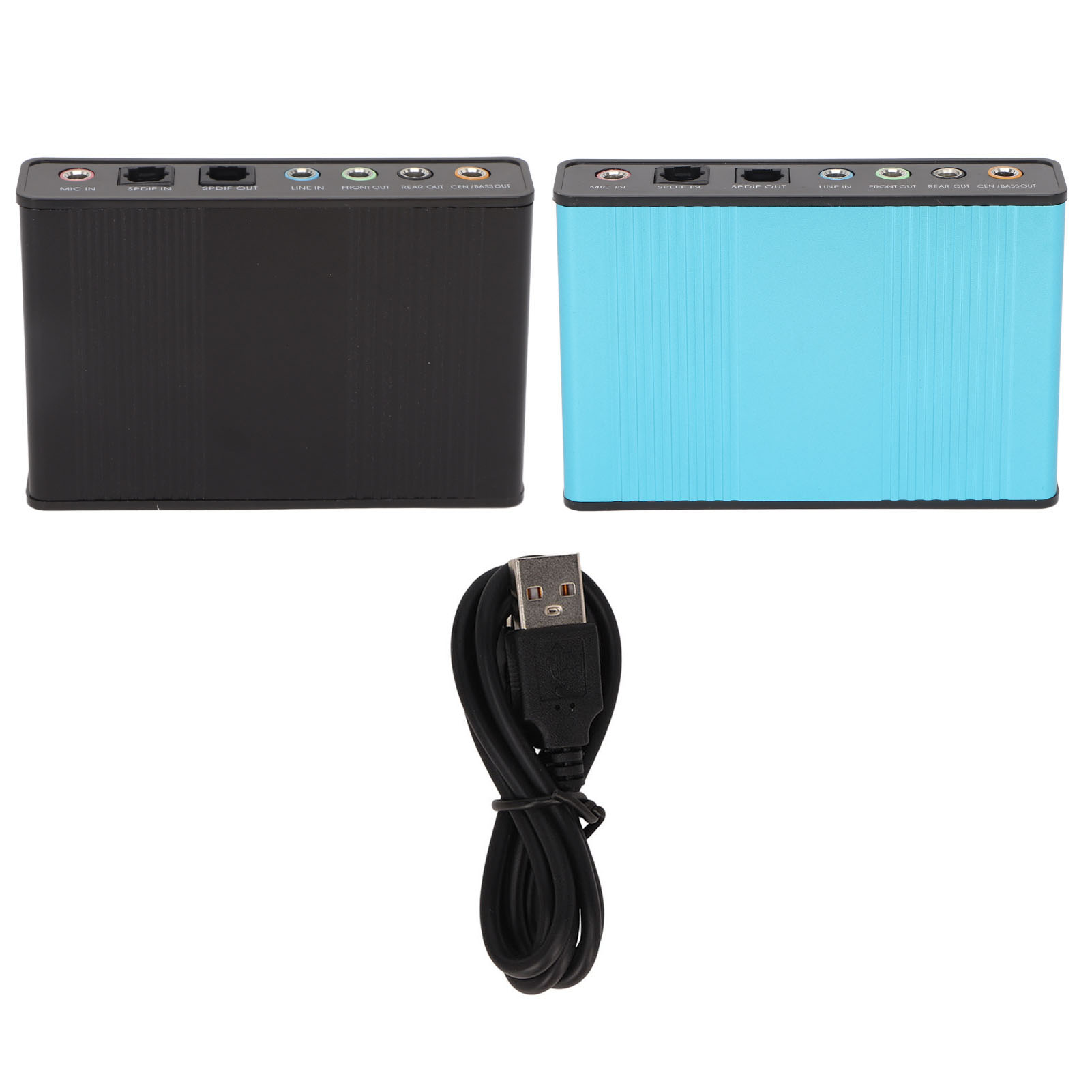 USB Sound Card 6 Channel 48kHz Sampling Rate Analog Play Recording External NEW - Picture 14 of 18