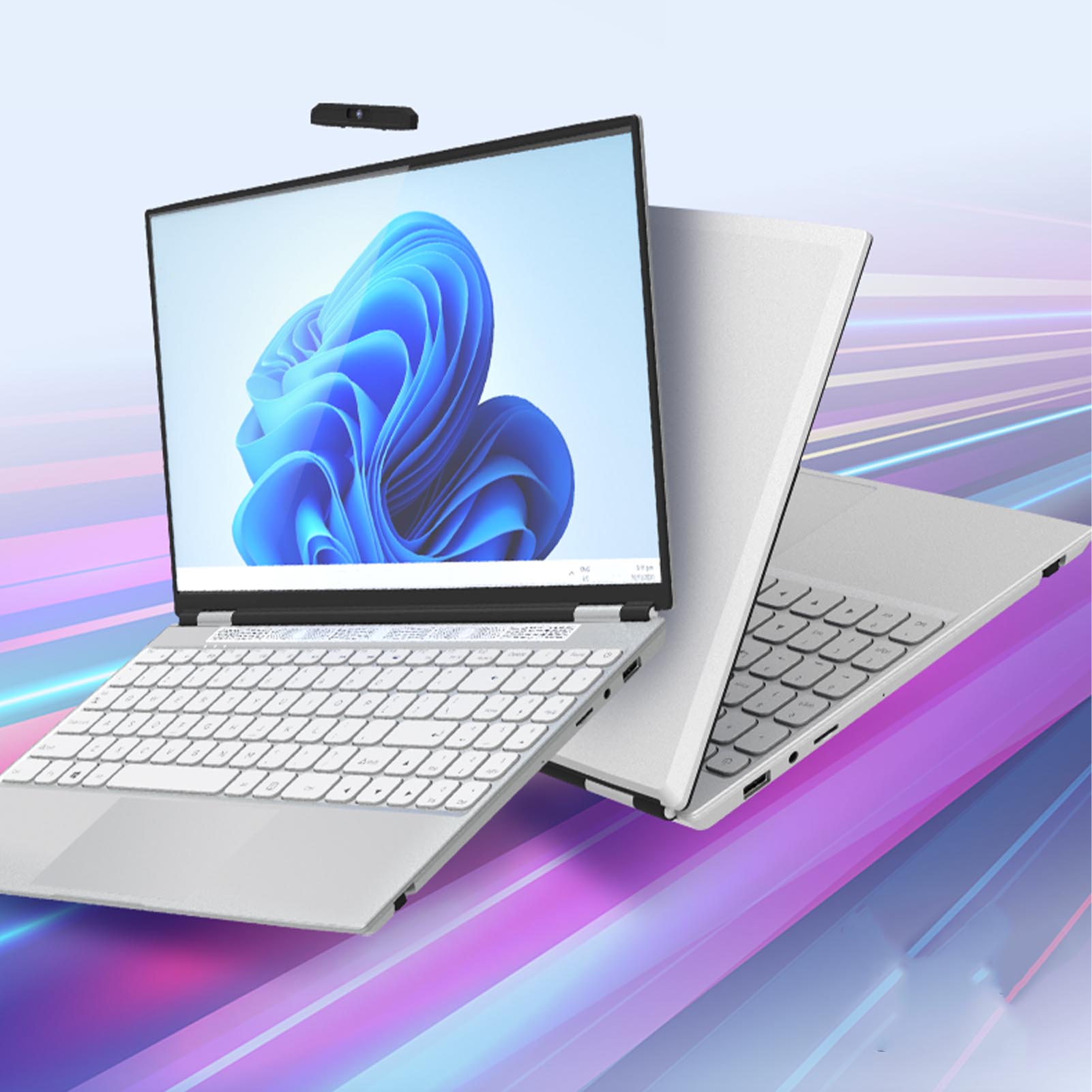 15.6in Laptop Quad Core 3.4GHz CPU 16GB RAM 1920x1080 IPS Magnetic Camera 50 NEW - Afbeelding 16 van 24