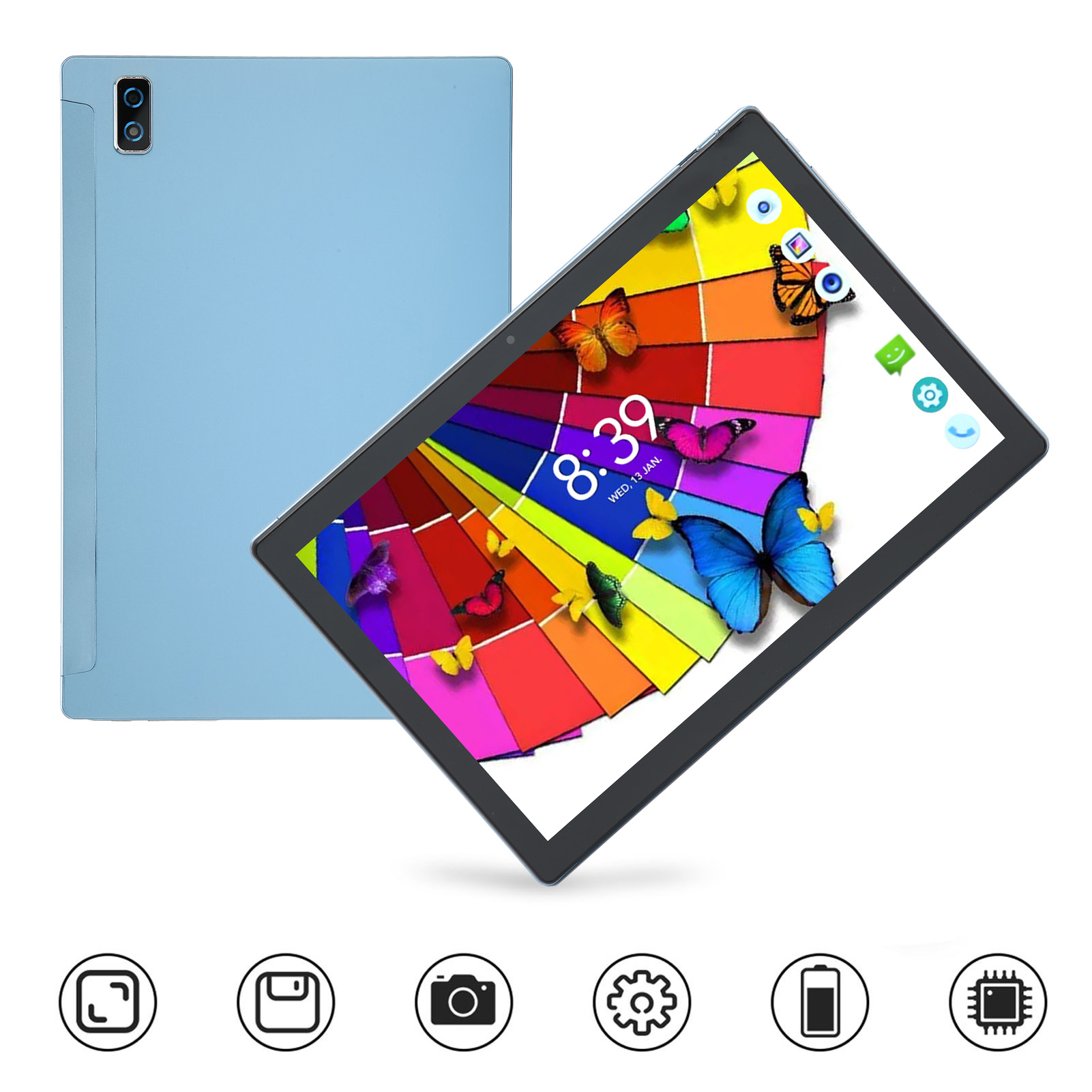 10 Inch Tablet Octa Core 8GB RAM 128GB ROM 5G WiFi Dual Camera 8800mAh HD DZ - Picture 17 of 18