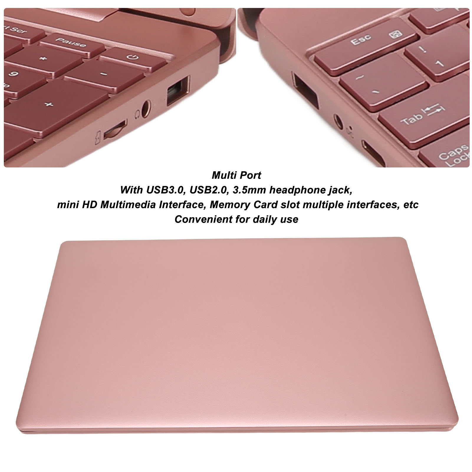 15.6in Laptop 12GB RAM 128G ROM 1080P Portable Laptop With Fingerprint Numer NEW - Afbeelding 13 van 21