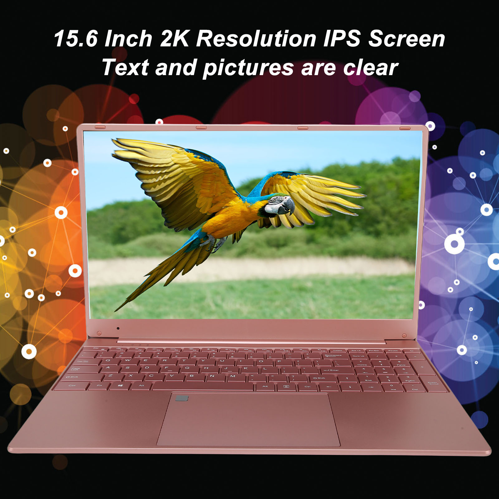 15.6in Laptop 12GB RAM 128G ROM 1080P Portable Laptop With Fingerprint Numer NEW - Afbeelding 14 van 21