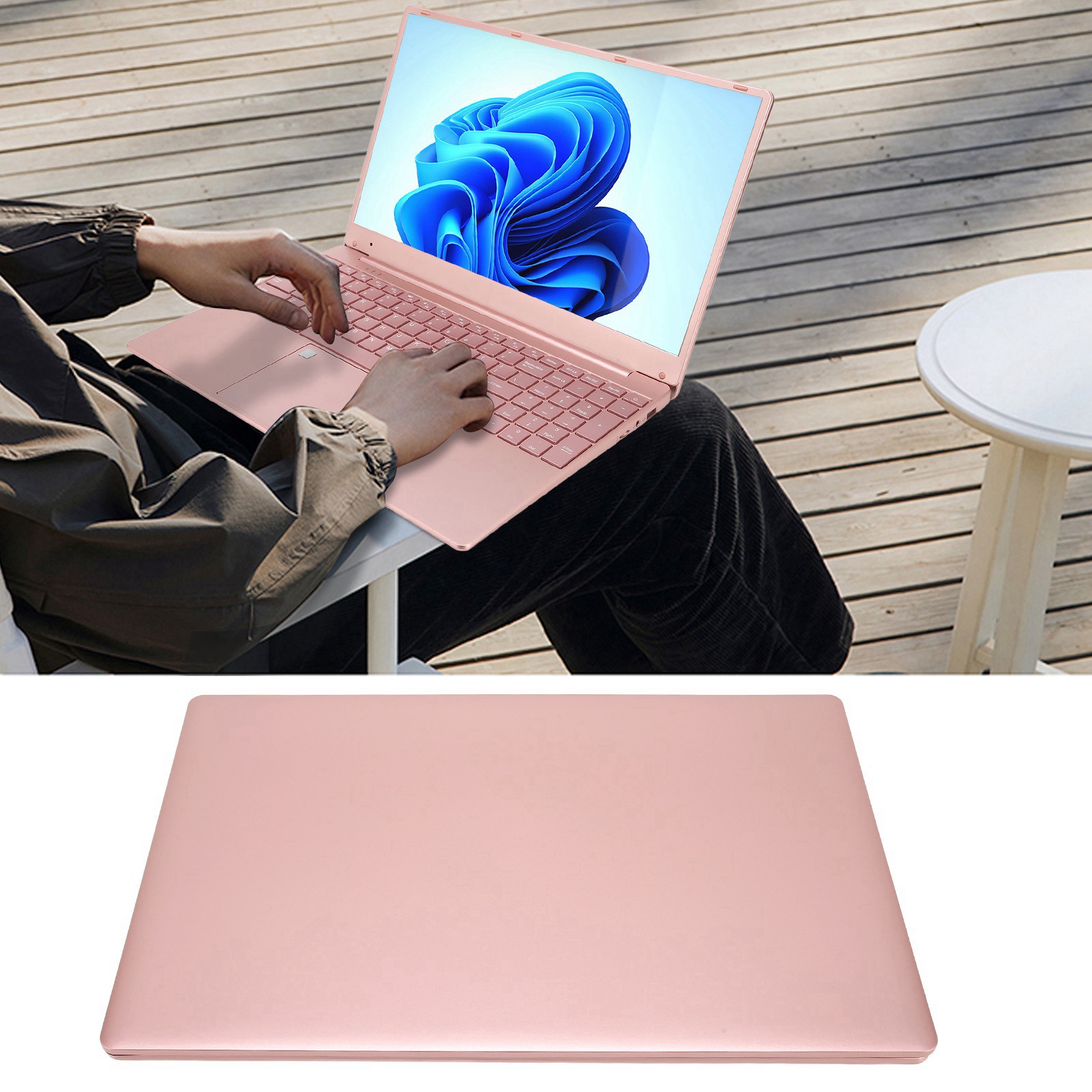 15.6in Laptop For N5095CPU 16GB RAM 128G ROM 1920x1080 HD Fingerprint NEW - Afbeelding 19 van 21