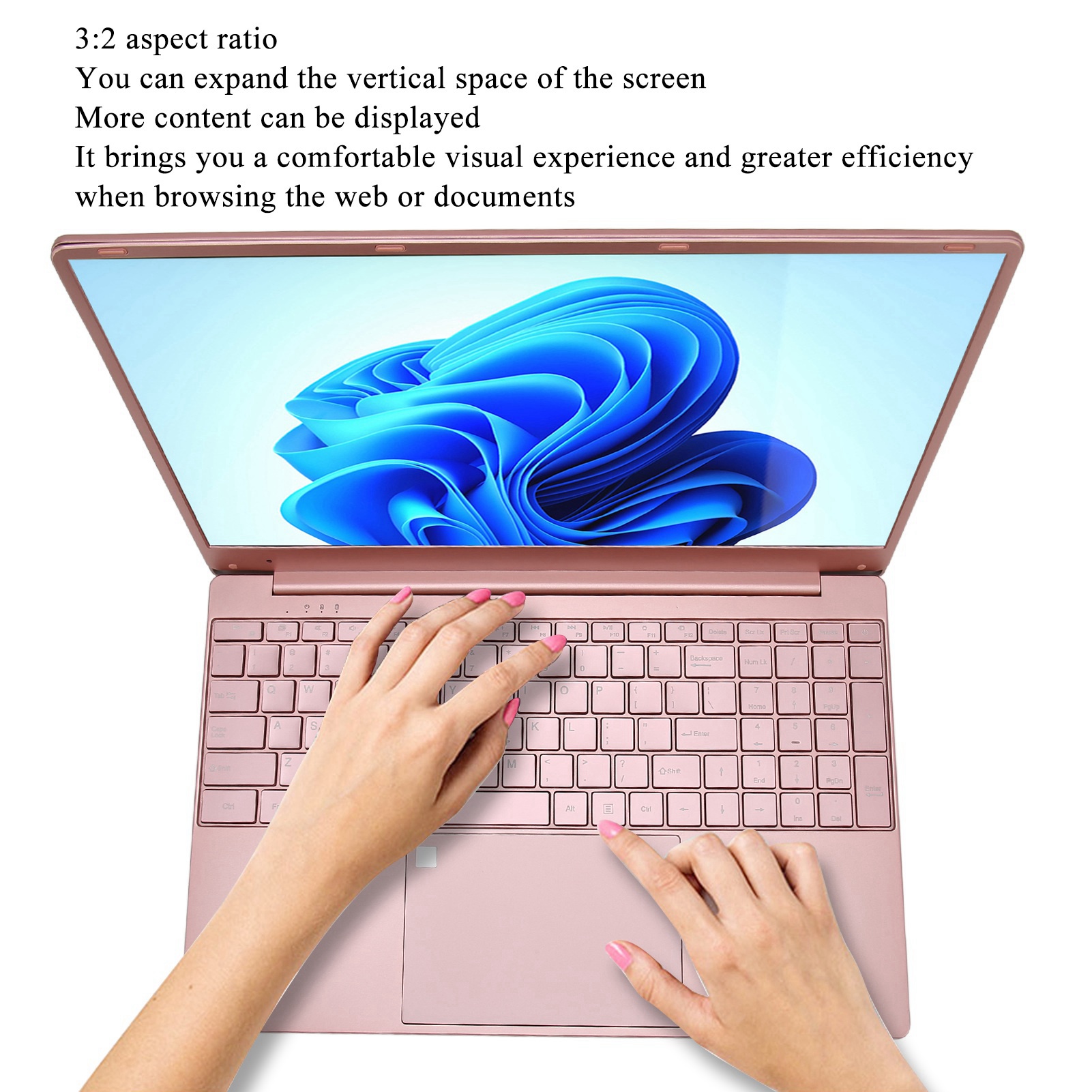 15.6in Laptop For N5095CPU 16GB RAM 128G ROM 1920x1080 HD Fingerprint NEW - Afbeelding 13 van 21