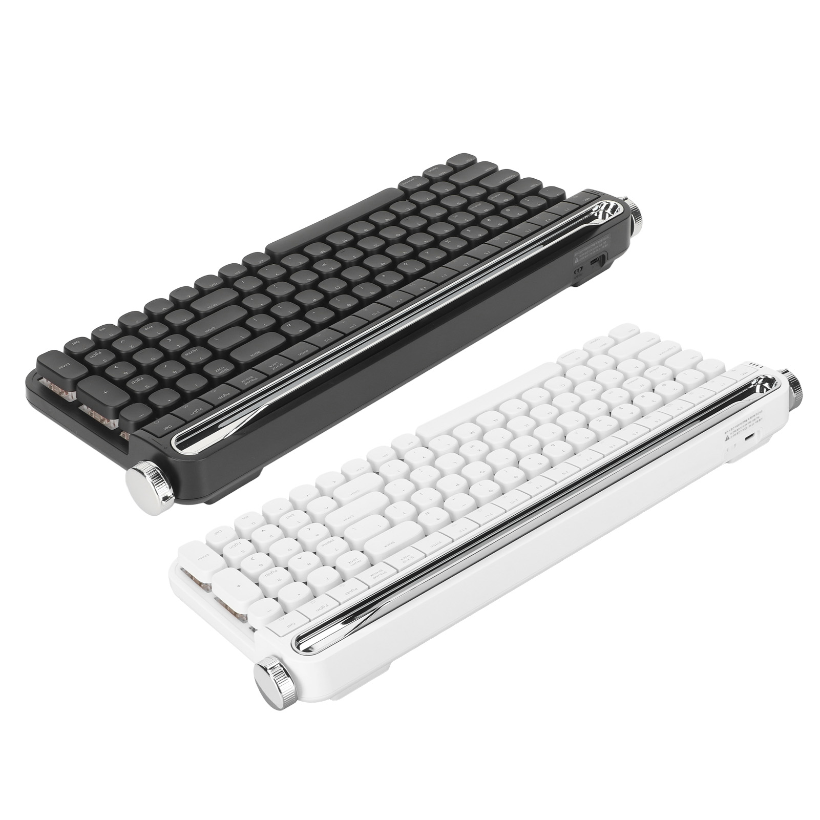 Red Switch Typewriter Mechanical Keyboard 100 Keys RGB Backlight Retro BT Ga GF0 - Picture 25 of 28