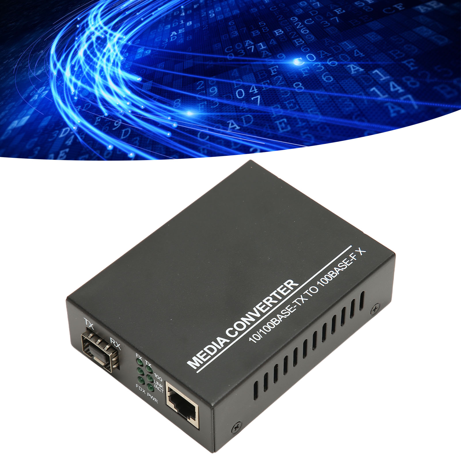 SFP Ethernet Switch 10M 100M Auto Negotiate Full Half Duplex LED Indicator Fi CB - Afbeelding 24 van 31