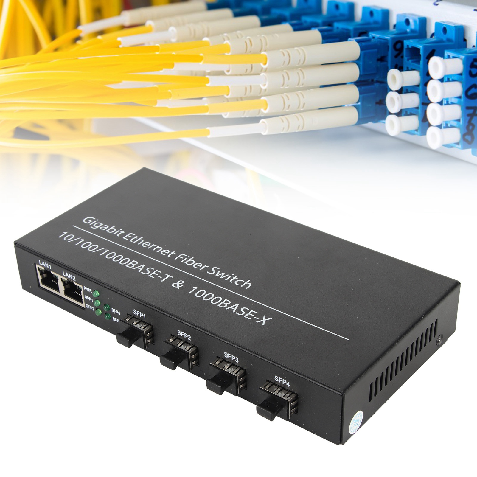 SFP Ethernet Fiber Switch Up To 120km 4 Optical Port 2 Electrical Port 10 100 DB - Afbeelding 15 van 21