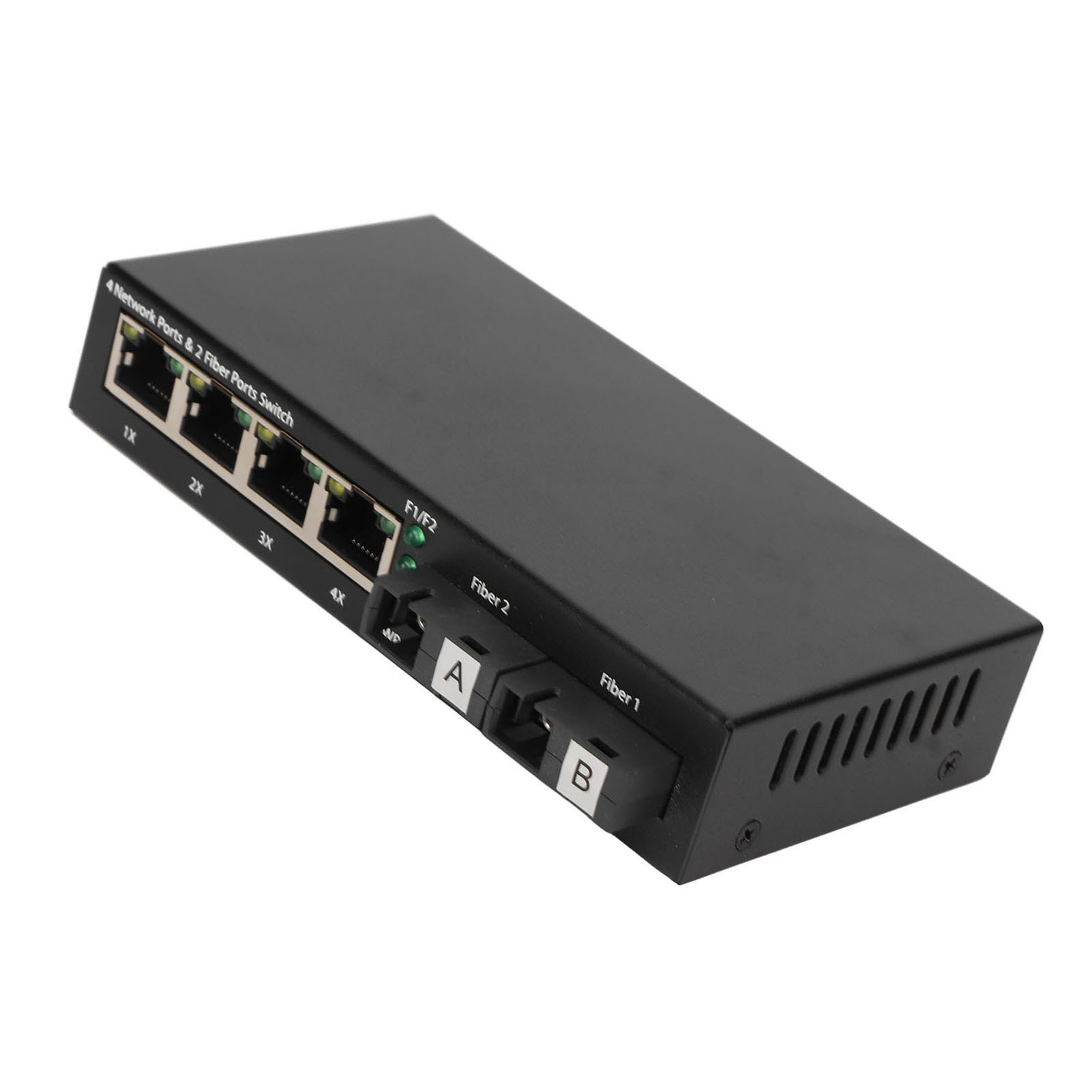 Fiber Media Converter 6 Ports 10 100 1000Mbps RX1550nm 20km Extension Gigabit FY - Afbeelding 25 van 28
