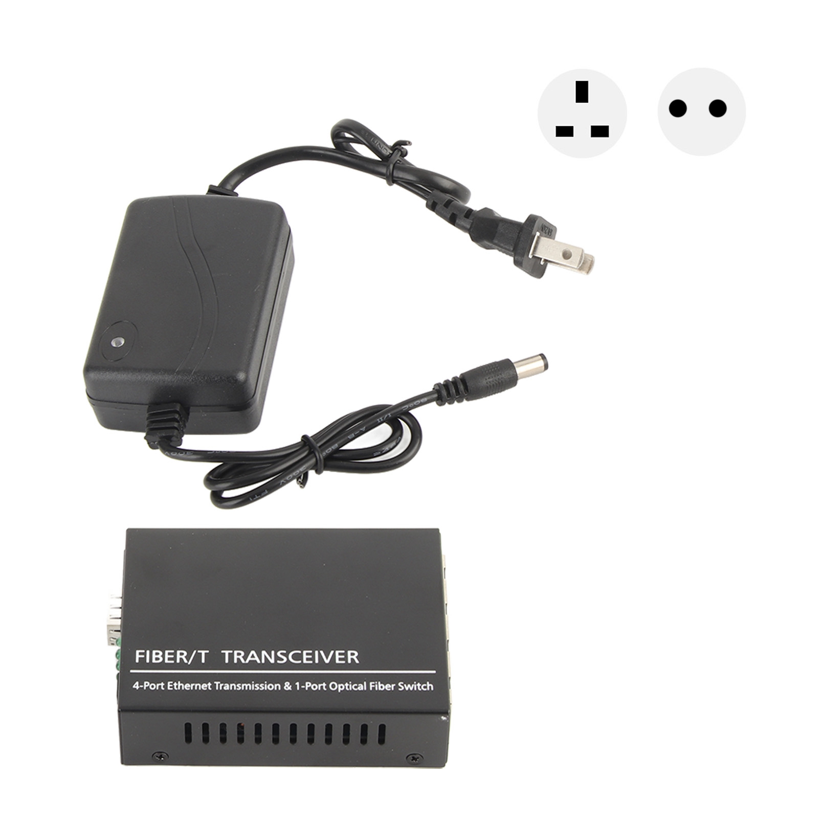 SFP Fiber Media Converter 1 Optical Port 4 Electrical Port Up To 120km RJ45 P CB - Afbeelding 28 van 32