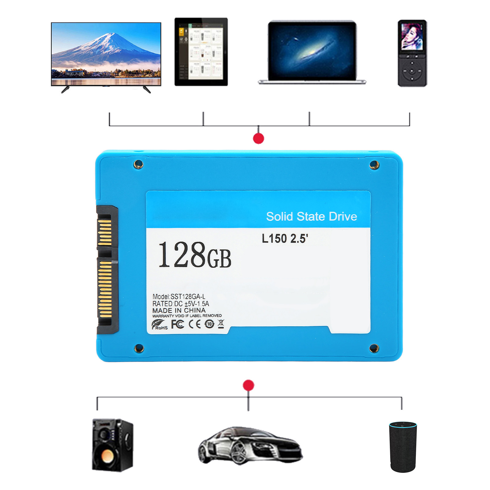 2.5in SATA3.0 SSD 6Gb/s High Speed Universal Plug And Play 3D Flash Laptop SS FY - Bild 24 von 31