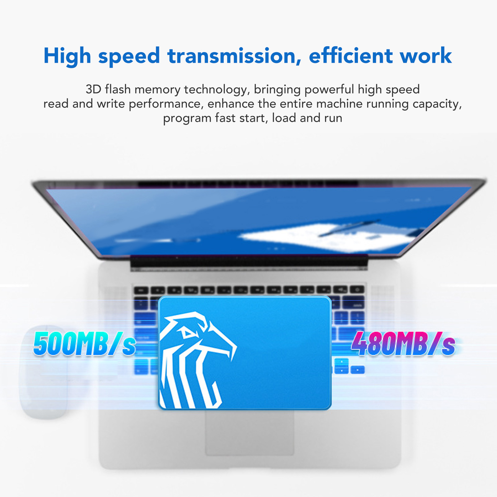 2.5 Inch SATA3.0 SSD 6Gb/s High Speed Universal Plug And Play 3D Flash Lapt GS0 - Picture 17 of 18