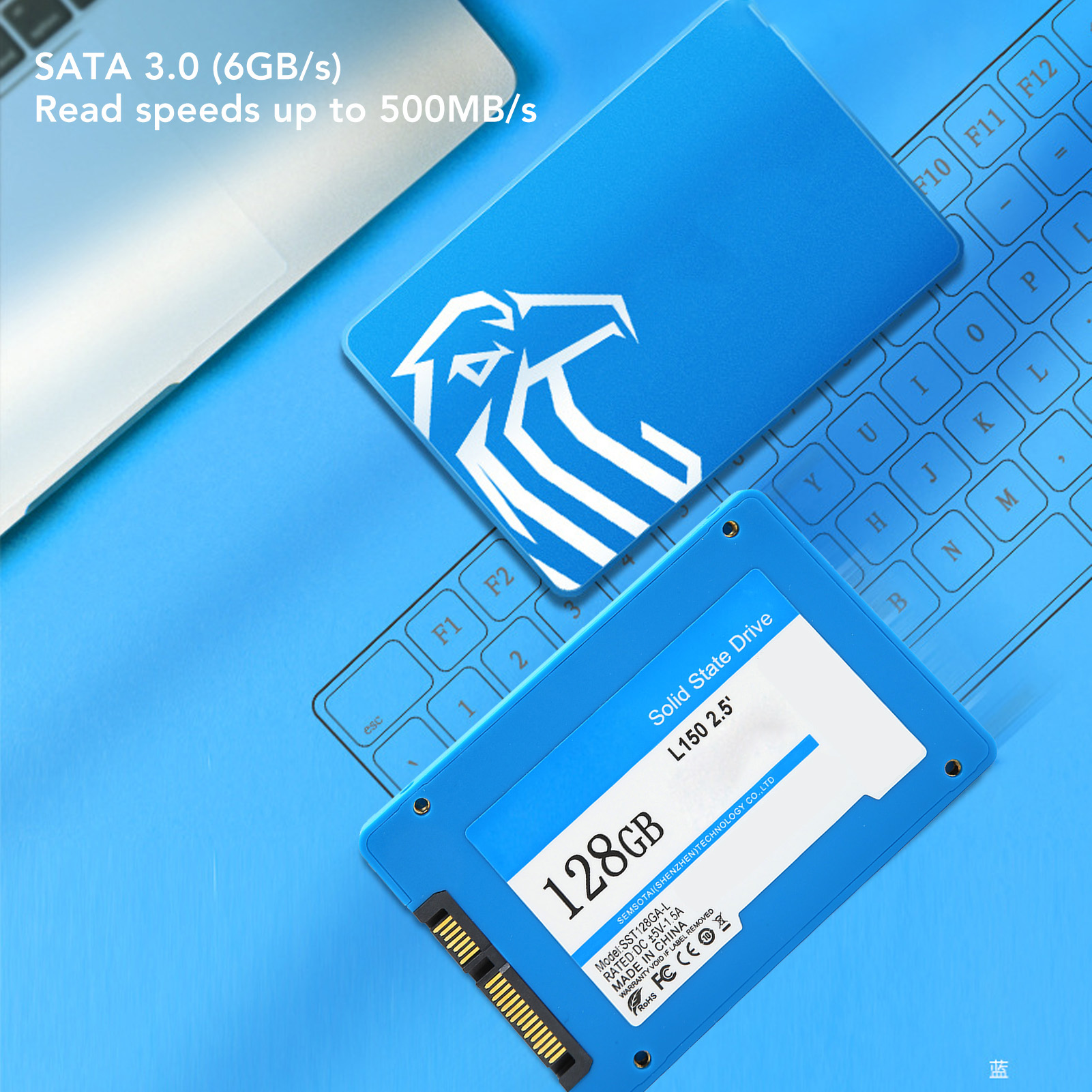 2.5 Inch SATA3.0 SSD 6Gb/s High Speed Universal Plug And Play 3D Flash Lapt GS0 - Picture 13 of 18