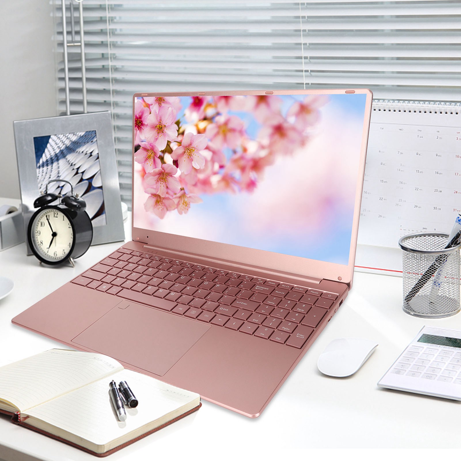 Pinkish Laptop 15.6in IPS Display Quad Core CPU 16GB RAM 512GB ROM Fingerpri NEW - Afbeelding 13 van 18