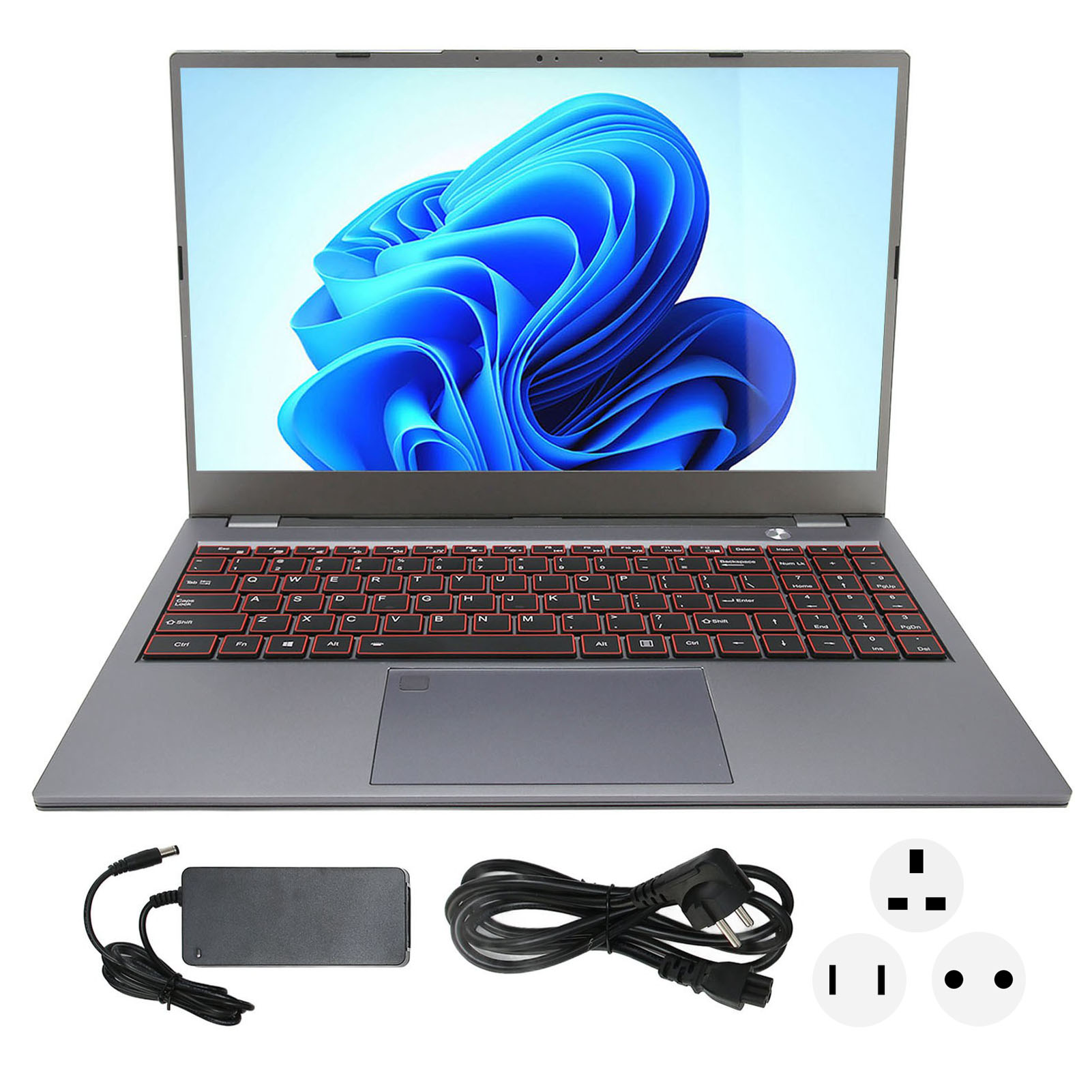 15.6in Laptop For Windo-ws 10 16GB RAM 1TB SSD 8000mAh FHD IPS Laptop With F NEW - Afbeelding 17 van 18