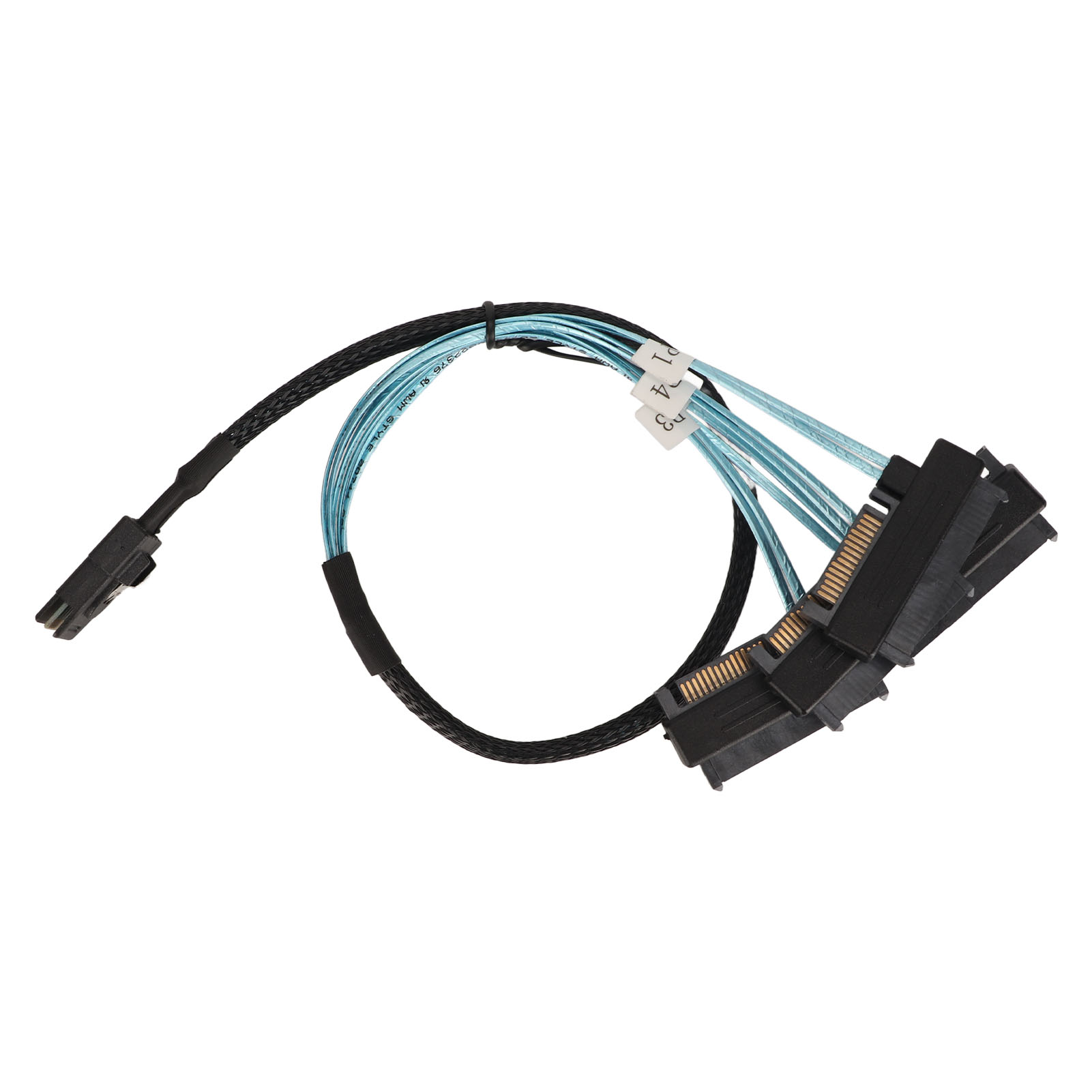 Mini SAS To 4 Cable 7Pin 12Gbps Tinplated Copper Gold Plated Contactor S FY - Afbeelding 26 van 28