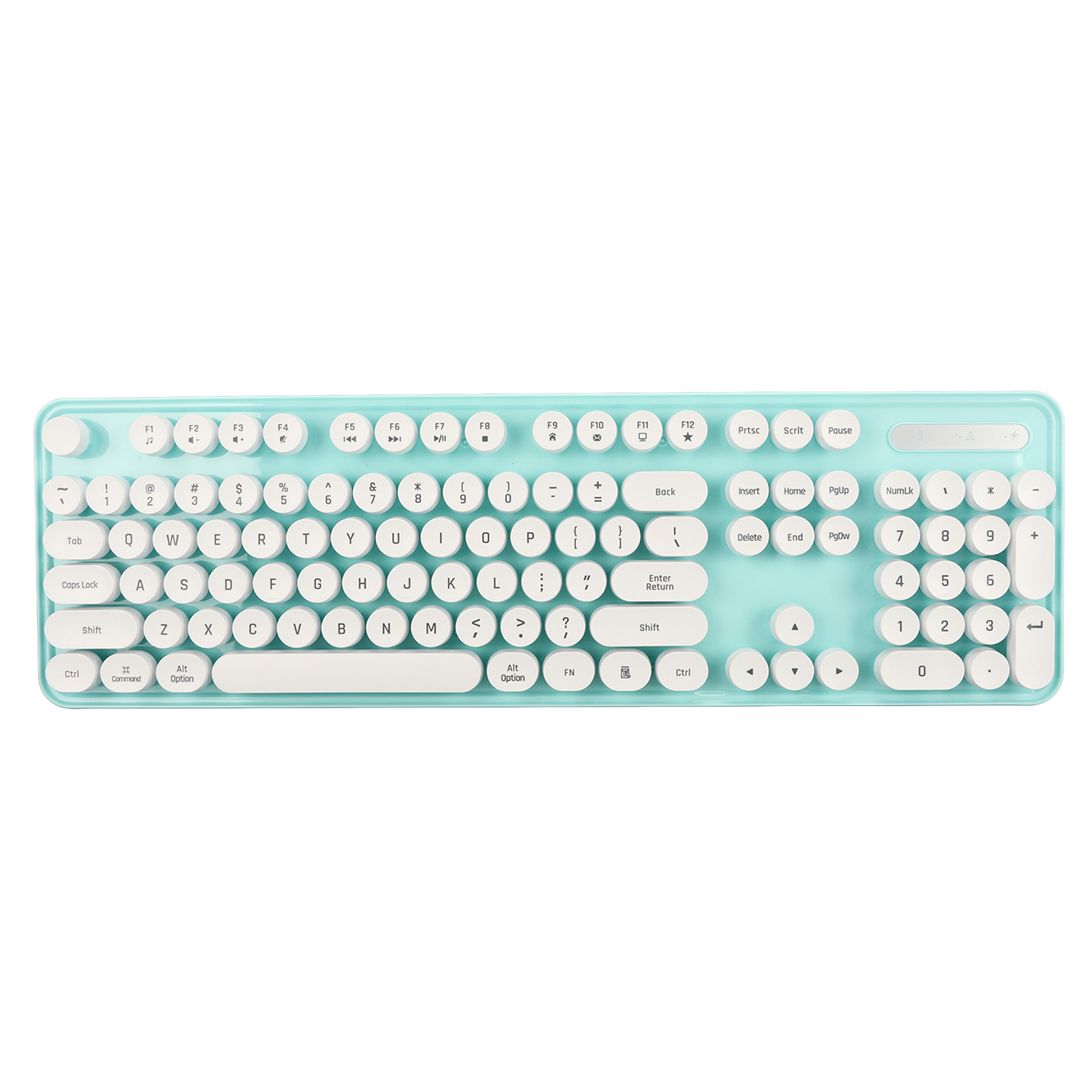Wireless Keyboard And Mouse Combo Pure Color Retro 2.4G Wireless Keyboard Mou FY - Afbeelding 28 van 33