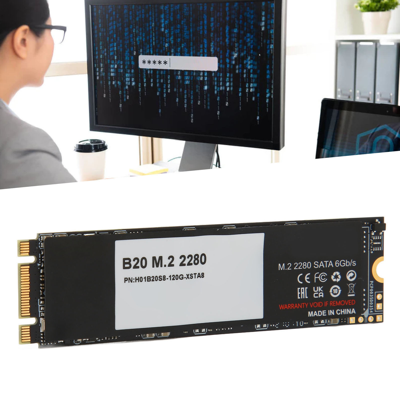 M.2 2280 SSD 6Gb/s III 3D TLC NAND Plug And Play Laptop SSD For PC SAL - Bild 25 von 34