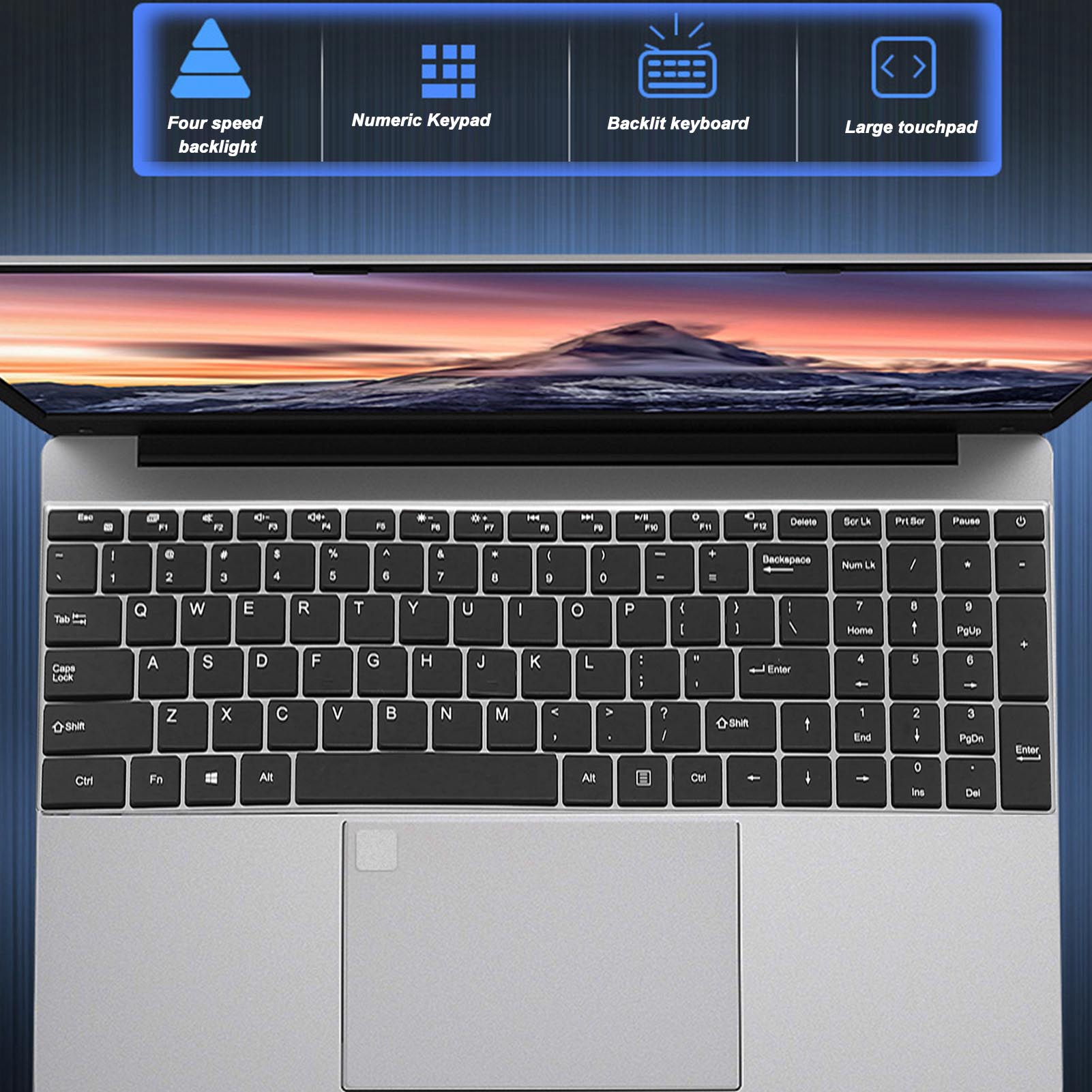 15.6in Laptop 16GB RAM Quad Core 11th Gen N5095 Processor HD Laptop With Fin NEW - Imagen 14 de 27
