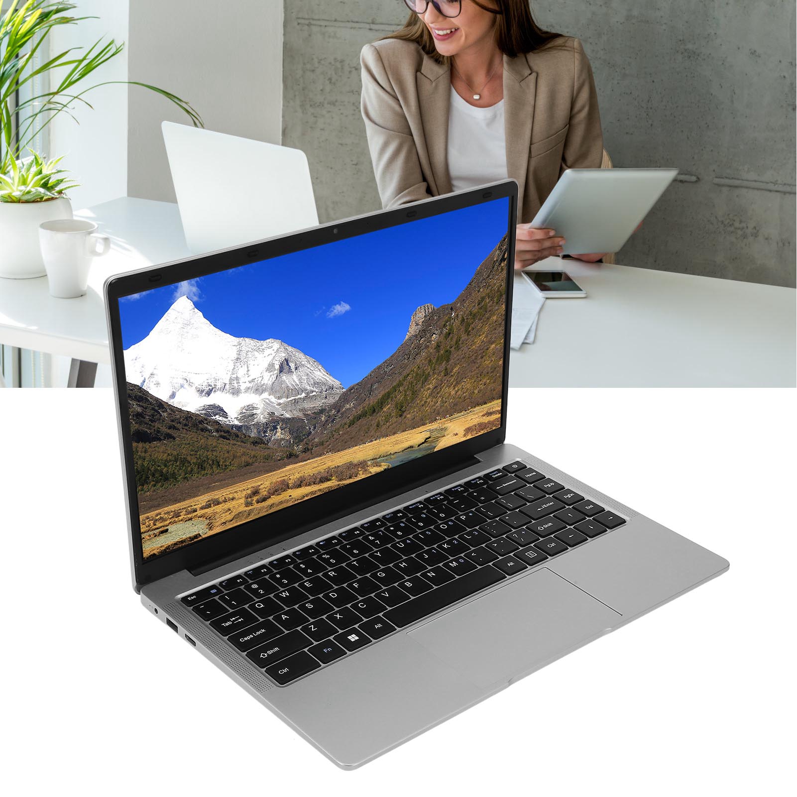 14.1in FHD Laptop Ultra Slim 8GB DDR4 RAM For Celeron J4105 Processor NEW - Afbeelding 16 van 36