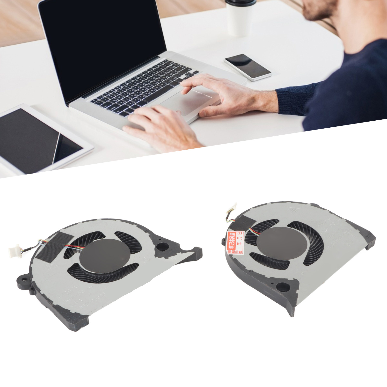 Replacement Laptop Cooling Fan DC5V 4 Pin Cooling Fan For G7 15 CB - Afbeelding 28 van 33