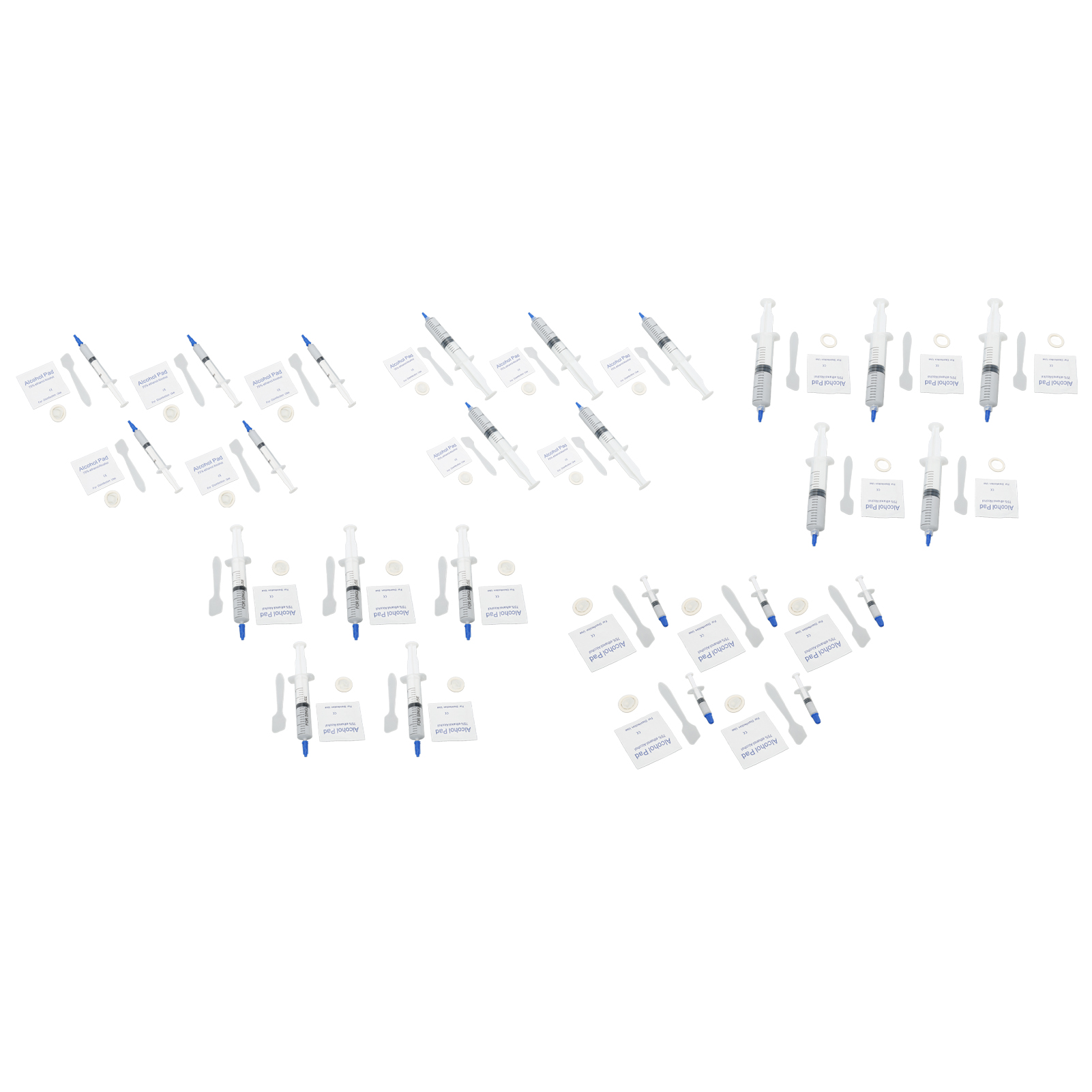 5x Thermal Paste 3.2W/m.k Metal Free Safe Strong Adhesion Thermal Conductive FY - Afbeelding 37 van 37