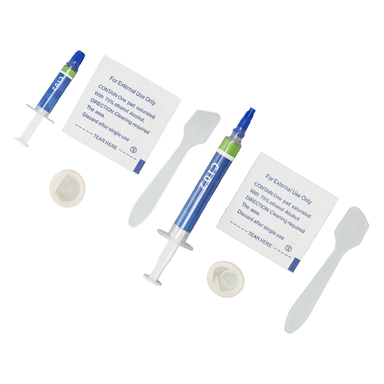 5x Thermal Paste 4.55W/m.k Metal Free Safe Strong Adhesion Thermal Conductive FY - Afbeelding 28 van 28