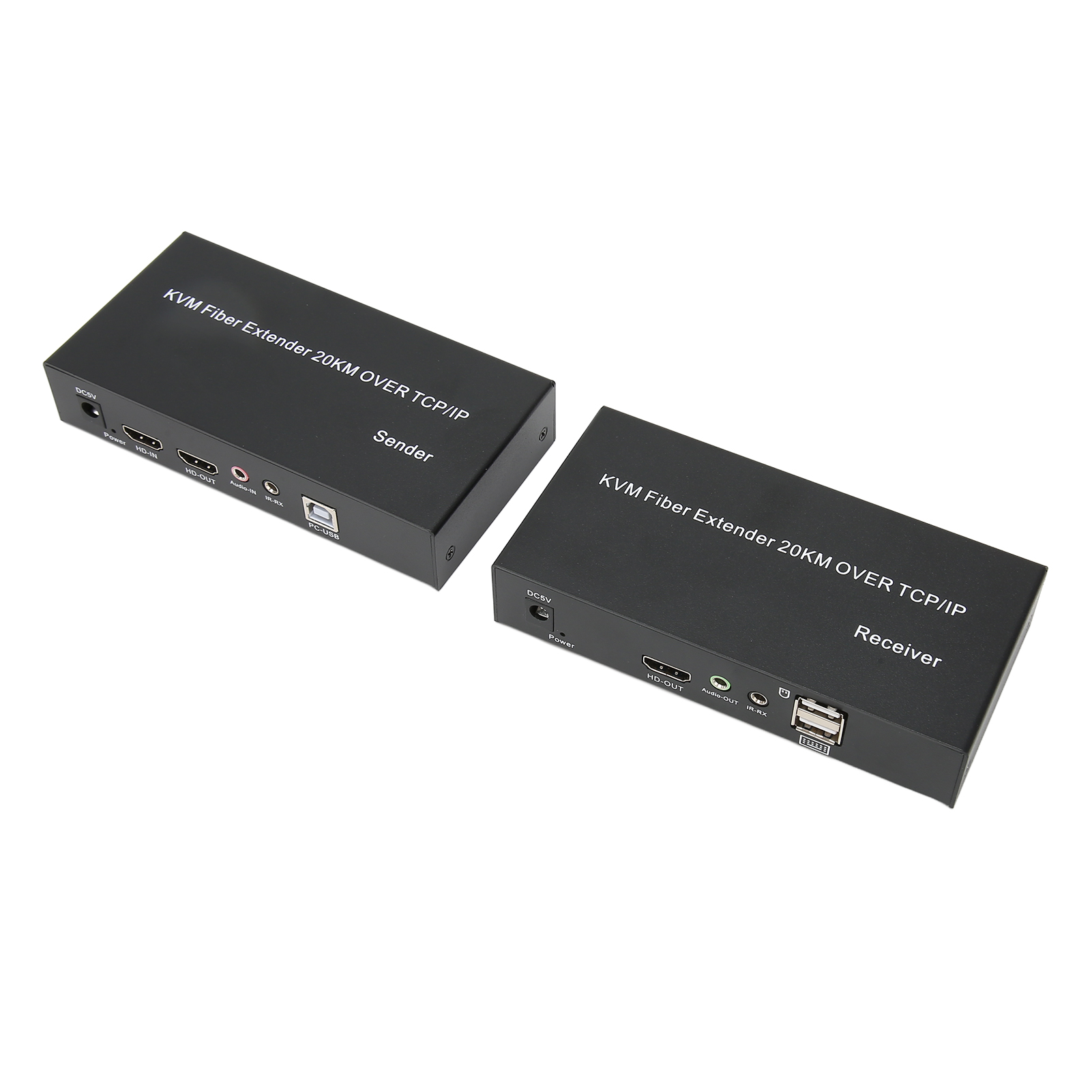 HD KVM Extender 20KM Single Mode Fiber 1080P 60Hz 0 Latency Local Output KVM CB - Afbeelding 30 van 30