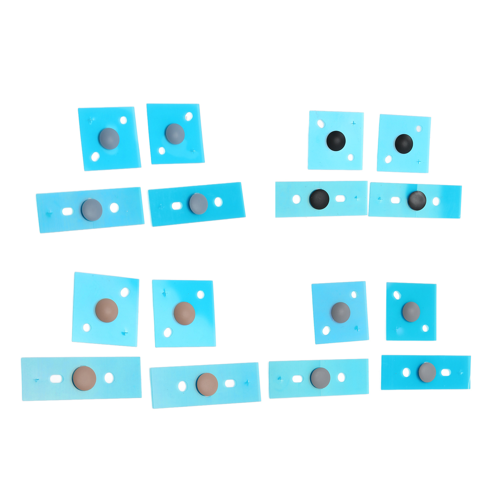 Laptop Bottom Case Feet Anti Slip Round Dot Accurate Size Laptop Foot Pads Fo CB - Afbeelding 28 van 34