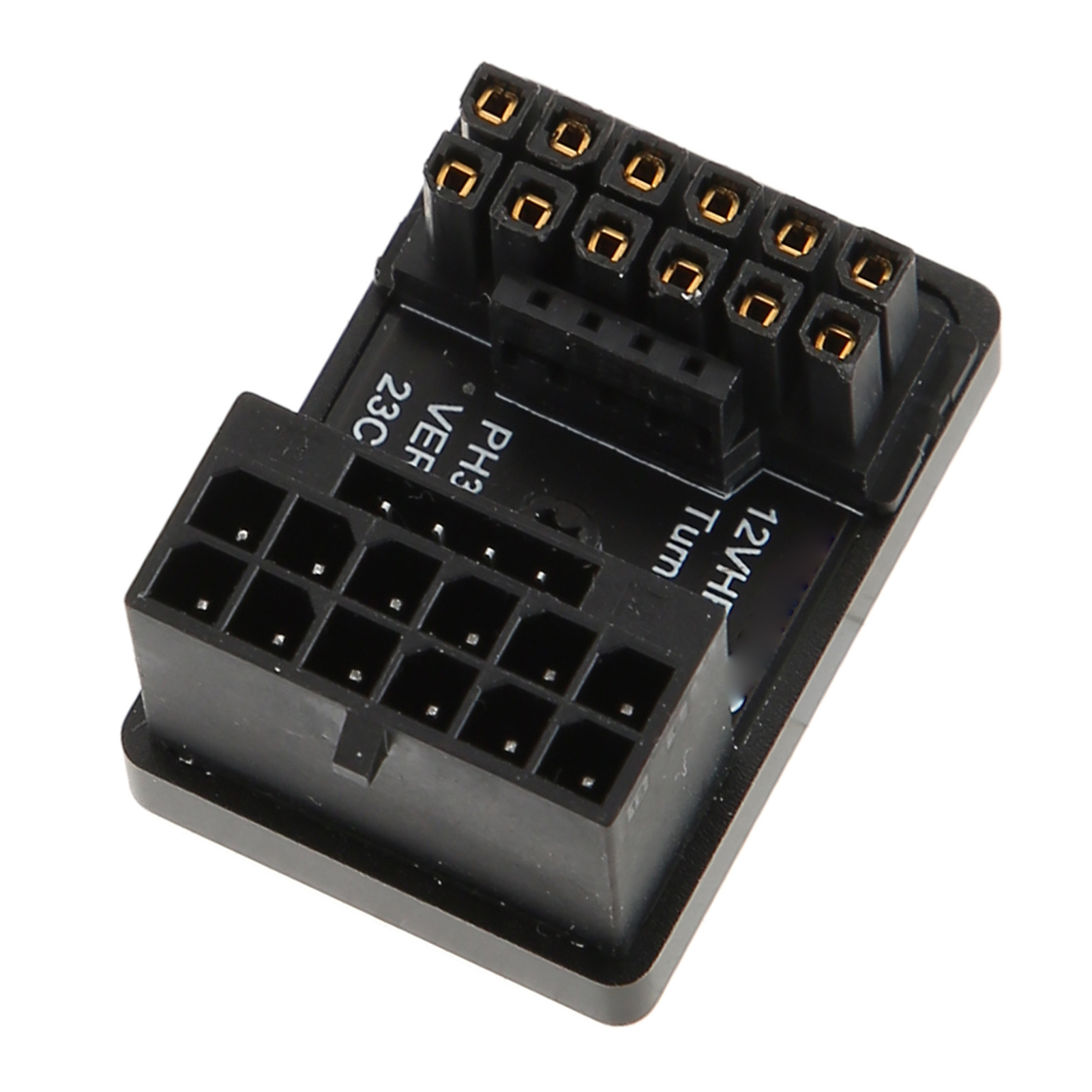 GPU PCIe Connector 600W 12V HPWR 16P To 16P Male To Female 180° GPU Power Ada FY - Afbeelding 30 van 30