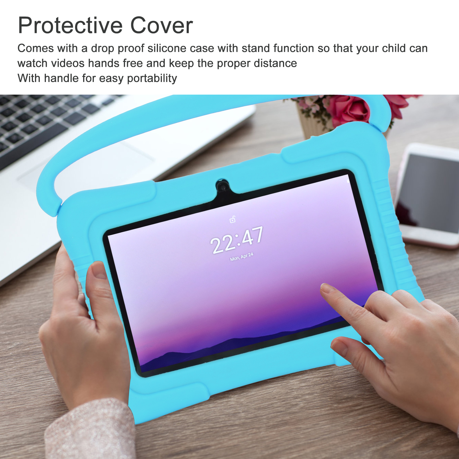 7in Kids Tablet 2GB 32GB Quad Core Processor Dual Camera 3D Design Toddler T Hot - Bild 28 von 30