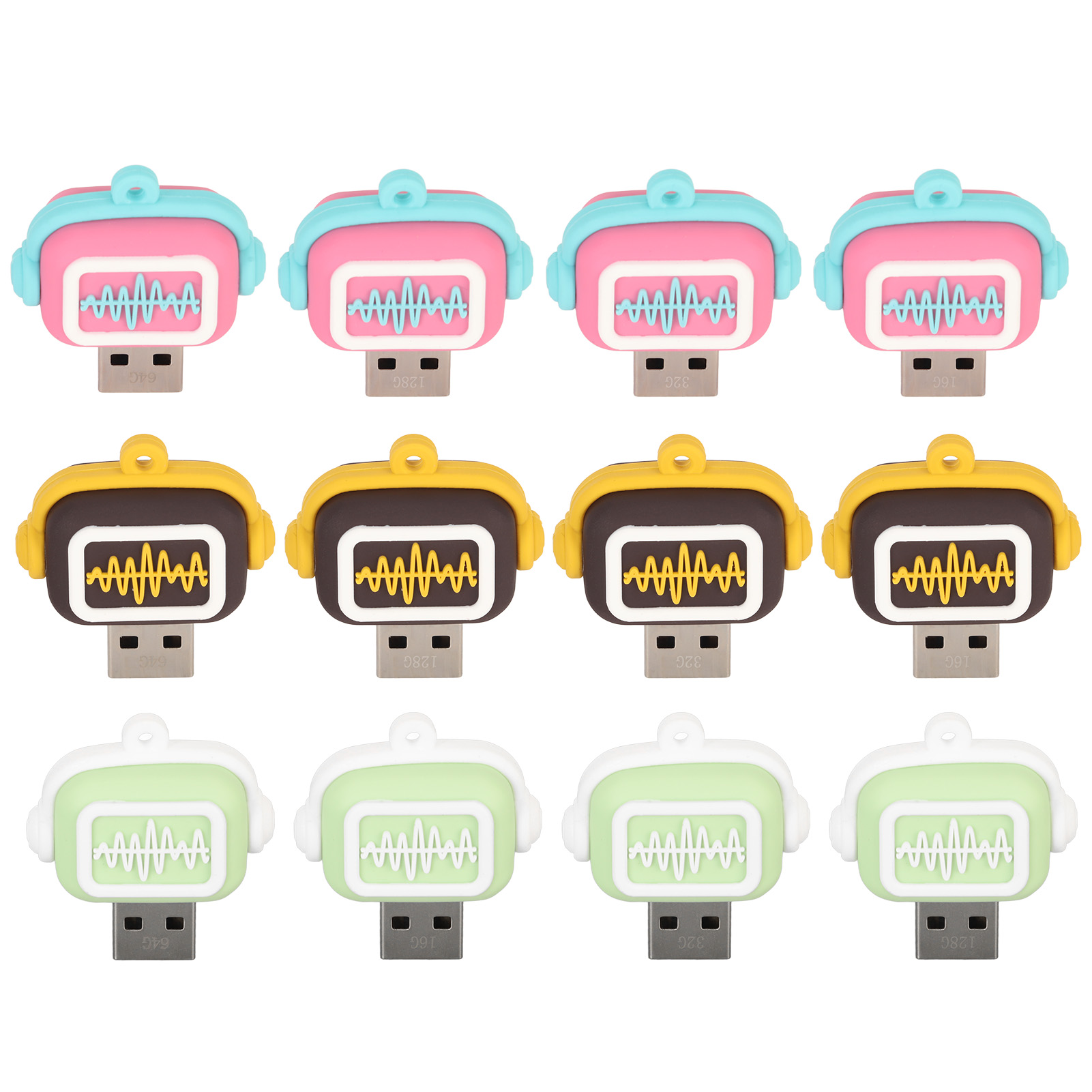 U Disk USB Flash Drive Cute Shape USB2.0 Plug And Play Portable Jump Drive Zi FY - Afbeelding 26 van 58