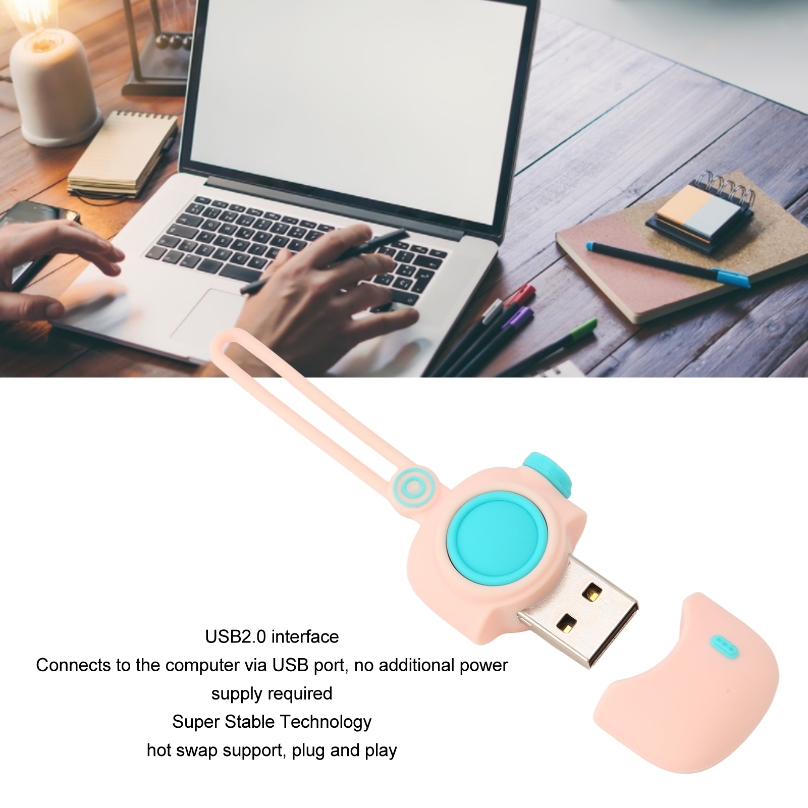 Cartoon U Disk Support Hot Swap Plug And Play USB2.0 Flash Disk USB Stick For FY - Afbeelding 34 van 59