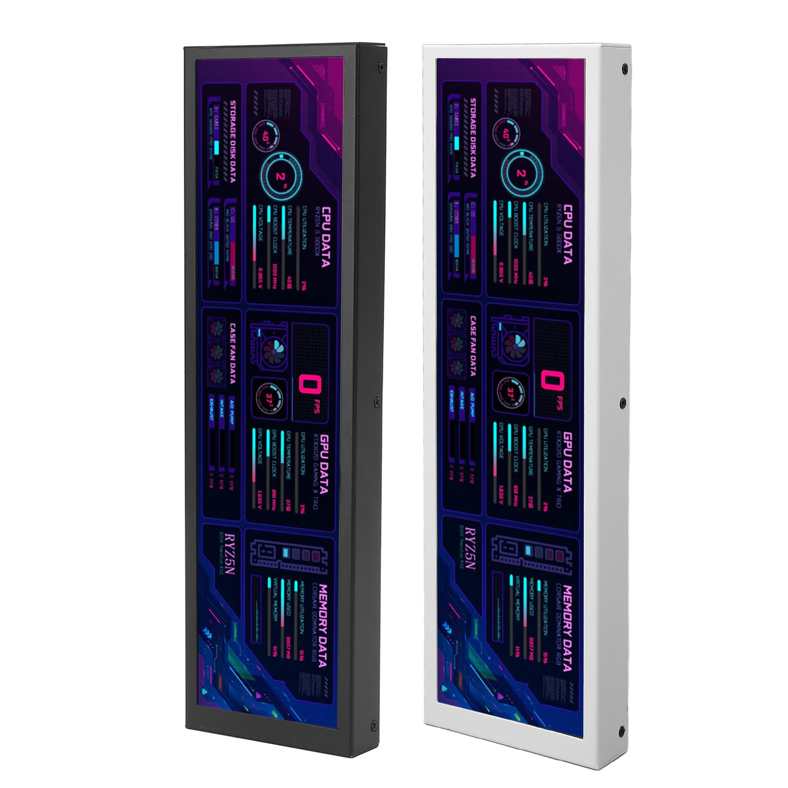 8.8in Computer Temp Monitor For AIDA64 1920x480 60Hz Type C Interface CPU GP NEW - Afbeelding 14 van 18