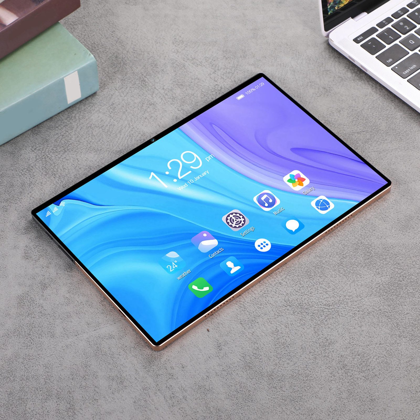 2 In 1 Tablet 10.1in With Keyboard 8GB RAM 256GB ROM 5G WIFI 20MP Camera FHD CT - Picture 27 of 30