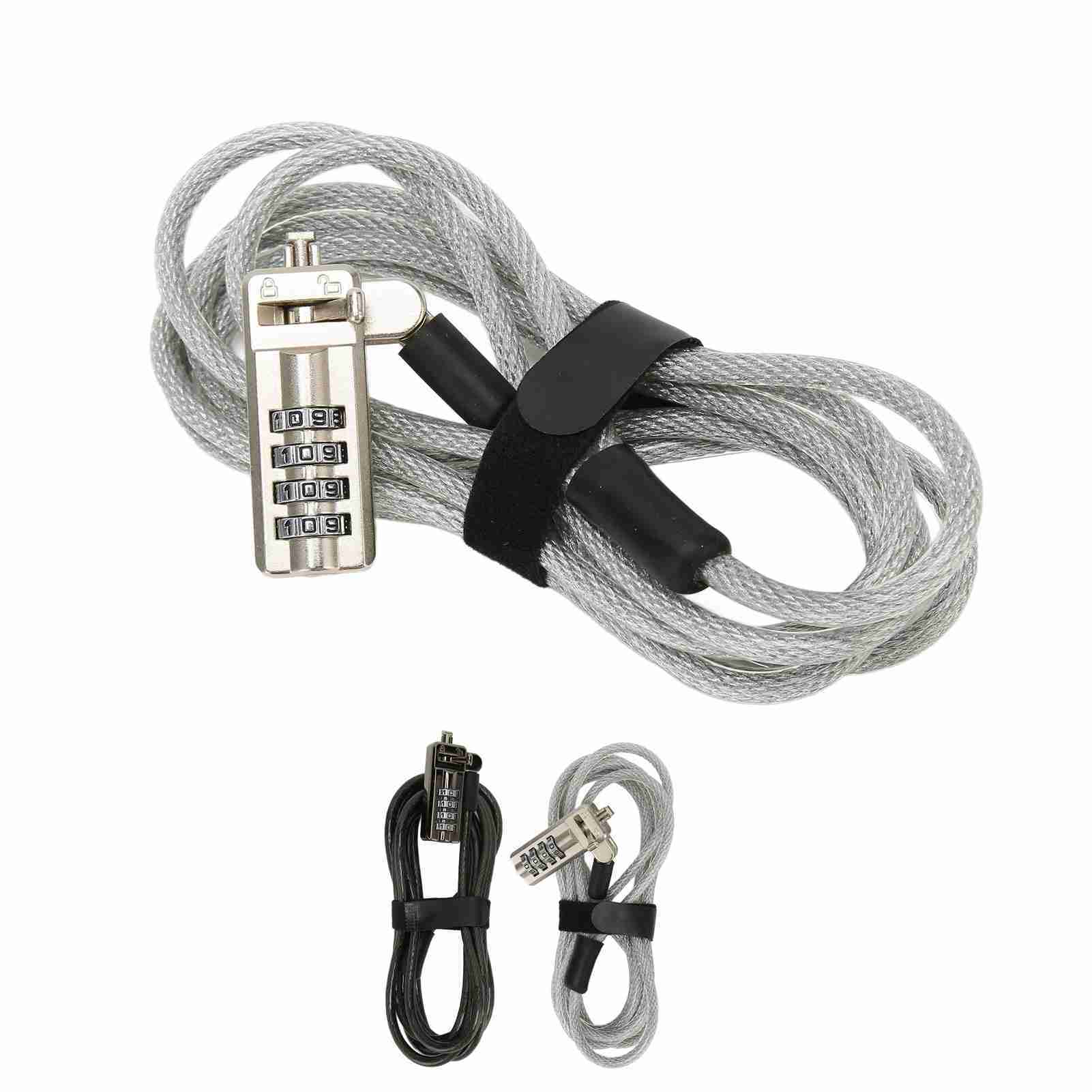 Laptop Cable Lock Theft Deterrent Keyless Lock Laptop Lock Security Cable Wit FY - Afbeelding 23 van 28