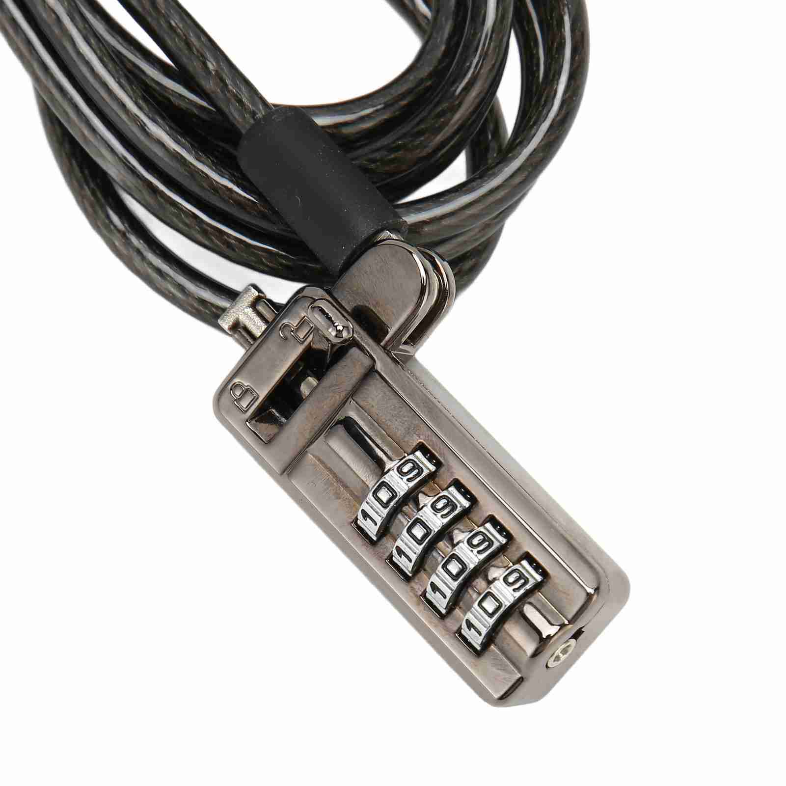Laptop Cable Lock Theft Deterrent Keyless Lock Laptop Lock Security Cable Wit CB - Afbeelding 28 van 28