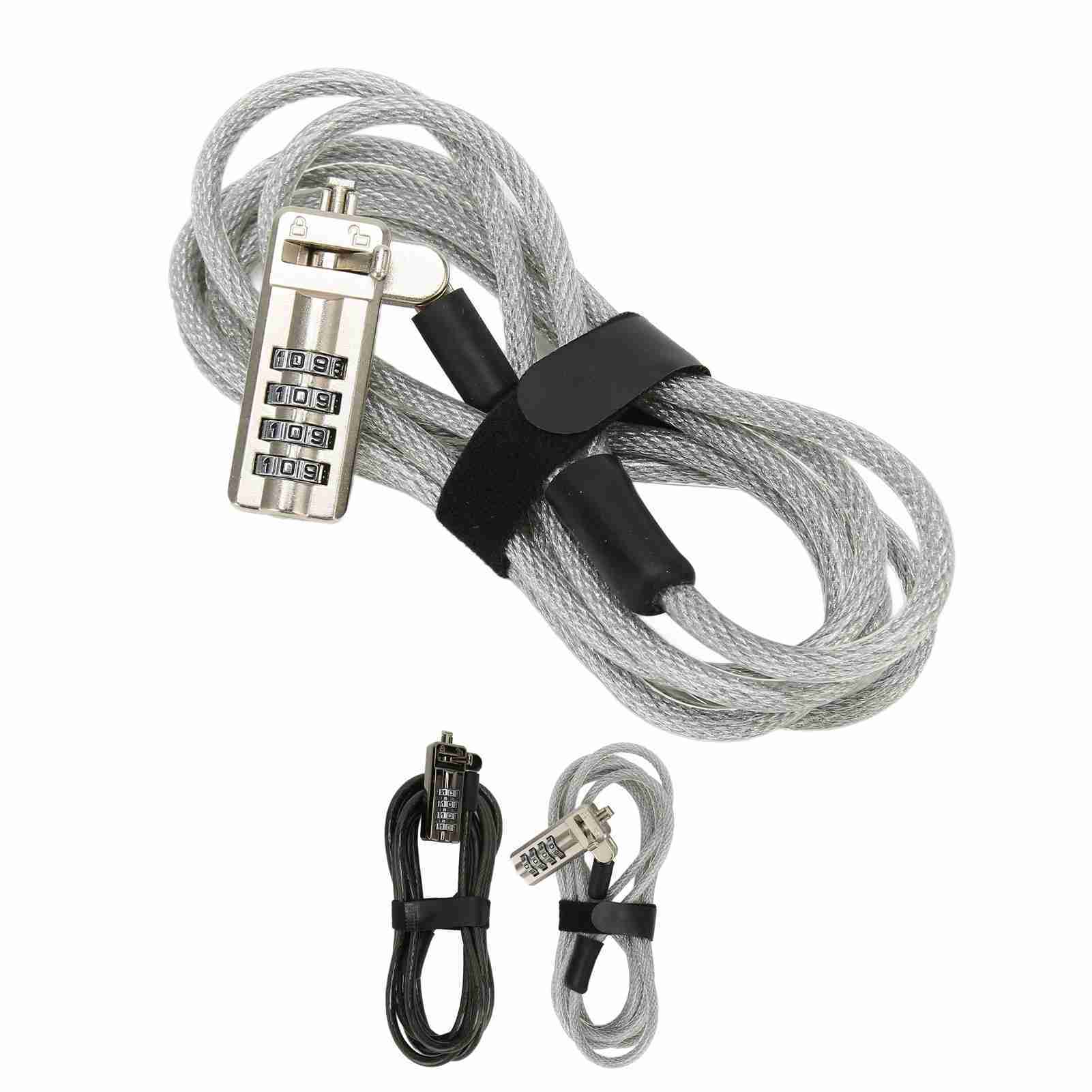 Laptop Cable Lock Theft Deterrent Keyless Lock Laptop Lock Security Cable Wit CB - Afbeelding 26 van 28