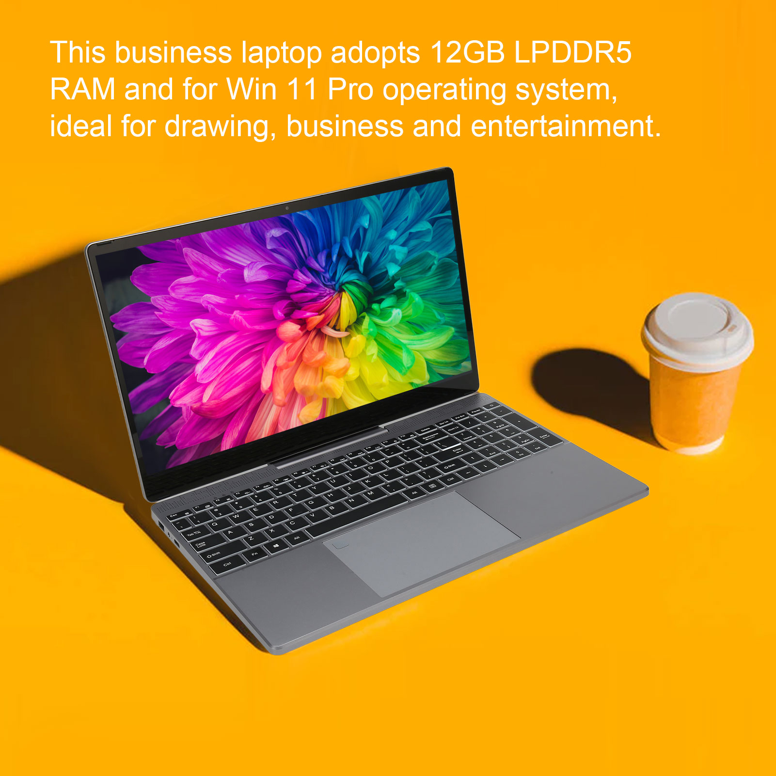15.6in Laptop Touch Screen 12GB RAM G Sensor 4096 Pressure Fingerprint Table NEW - Afbeelding 15 van 21
