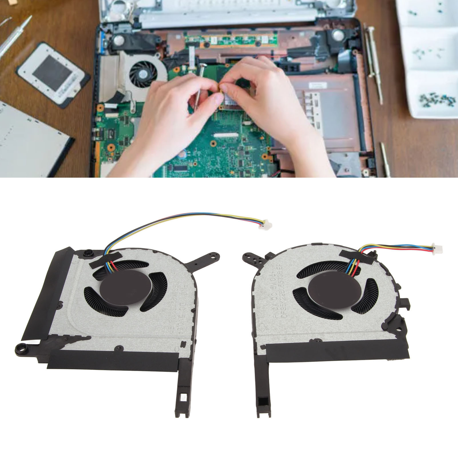 Laptop Cooling Fan For TUF 4 Pin Connector Notebook Computer Cooler Fan FY - Afbeelding 27 van 31