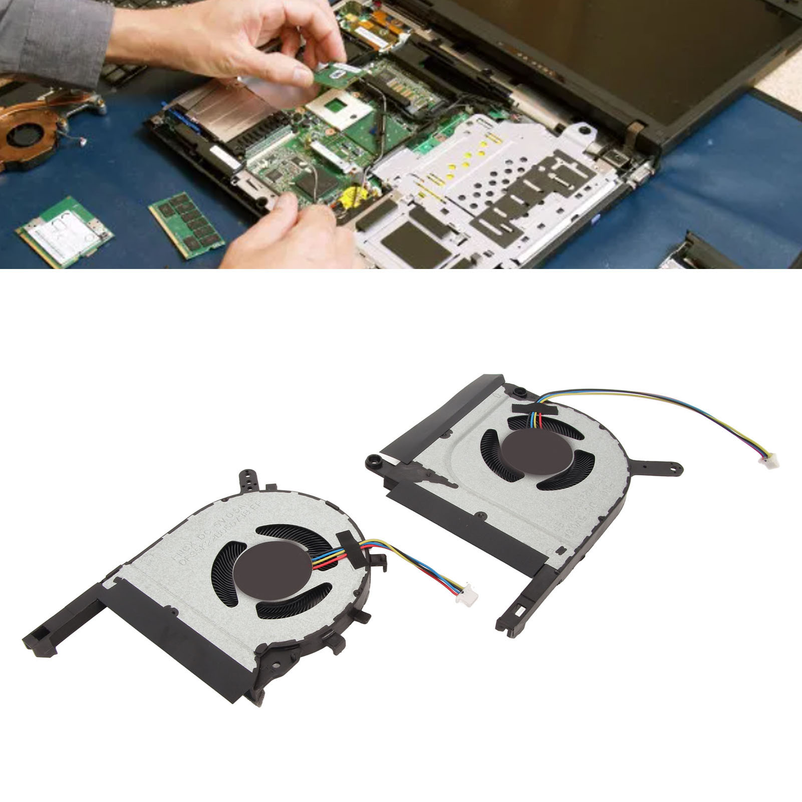 Laptop Cooling Fan For TUF 4 Pin Connector Notebook Computer Cooler Fan CB - Afbeelding 30 van 31
