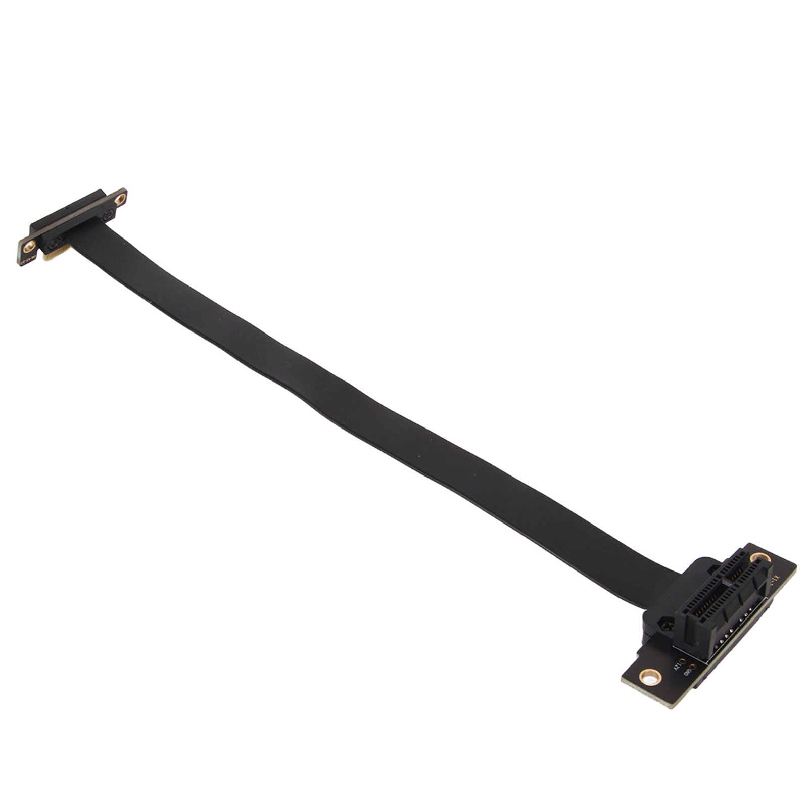 PCIE 3.0 1X Extension Cable Dual 90° Right Angle PCIE 3.0 1X Riser Card Adapt CB - Afbeelding 26 van 34