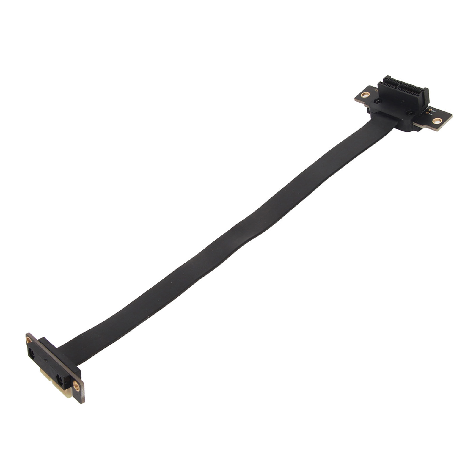 PCIE 3.0 1X Extension Cable Dual 90° Right Angle PCIE 3.0 1X Riser Card Adapt CB - Afbeelding 24 van 34
