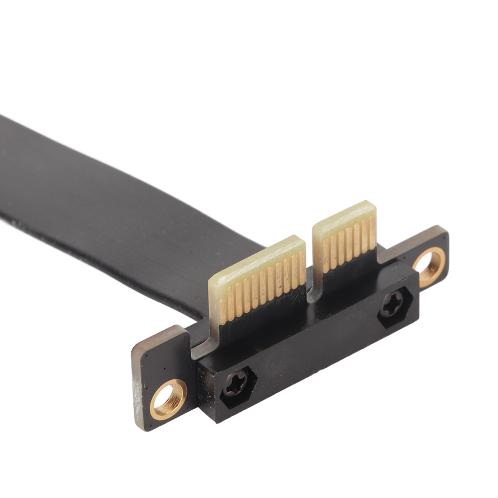 PCIE 3.0 1X Extension Cable Dual 90 Degree Right Angle PCIE 3.0 1X Riser Car NDE - Photo 25/34
