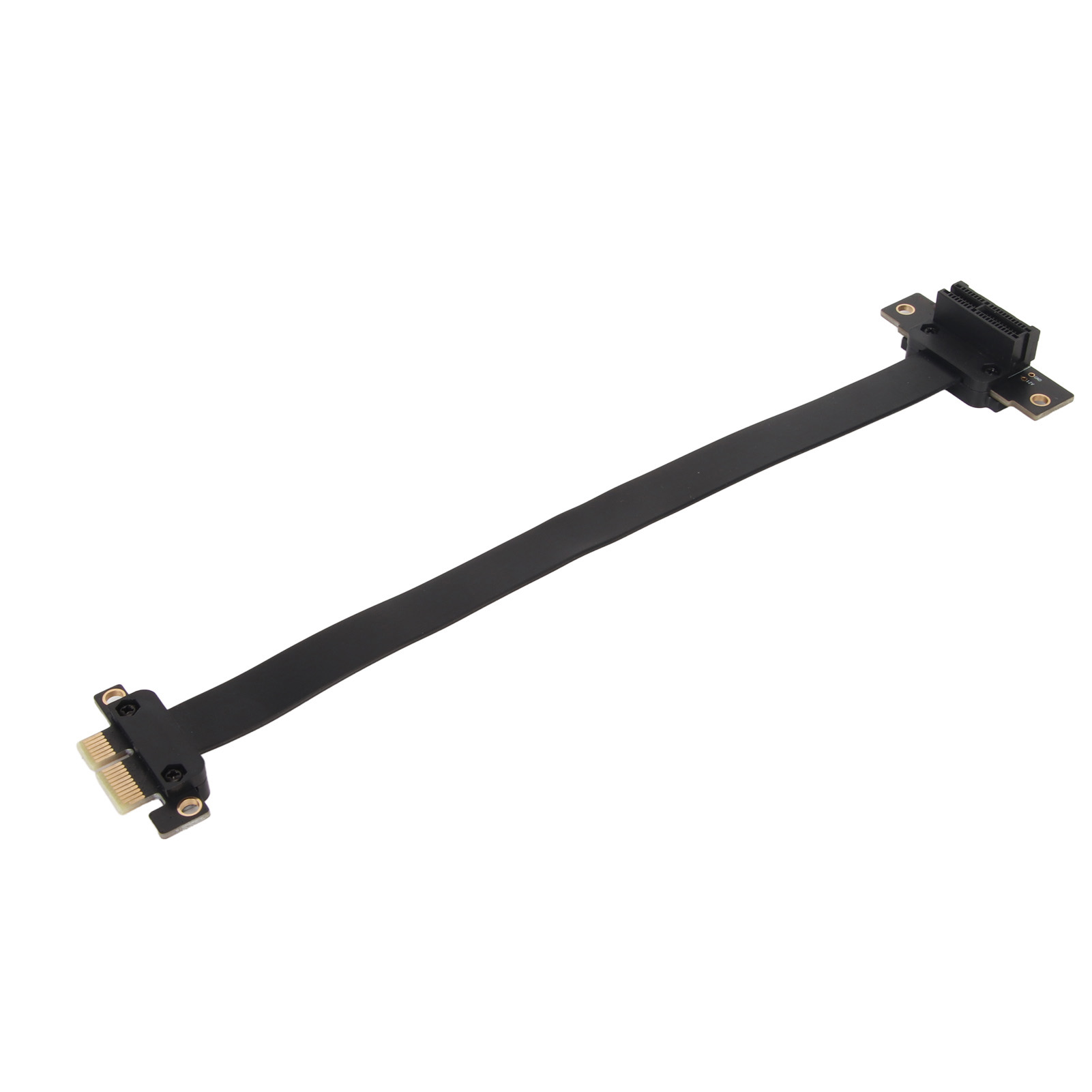 PCIE 3.0 1X Extension Cable 90° Right Angle PCIE Riser Card Ribbon Extender F FY - Afbeelding 26 van 34