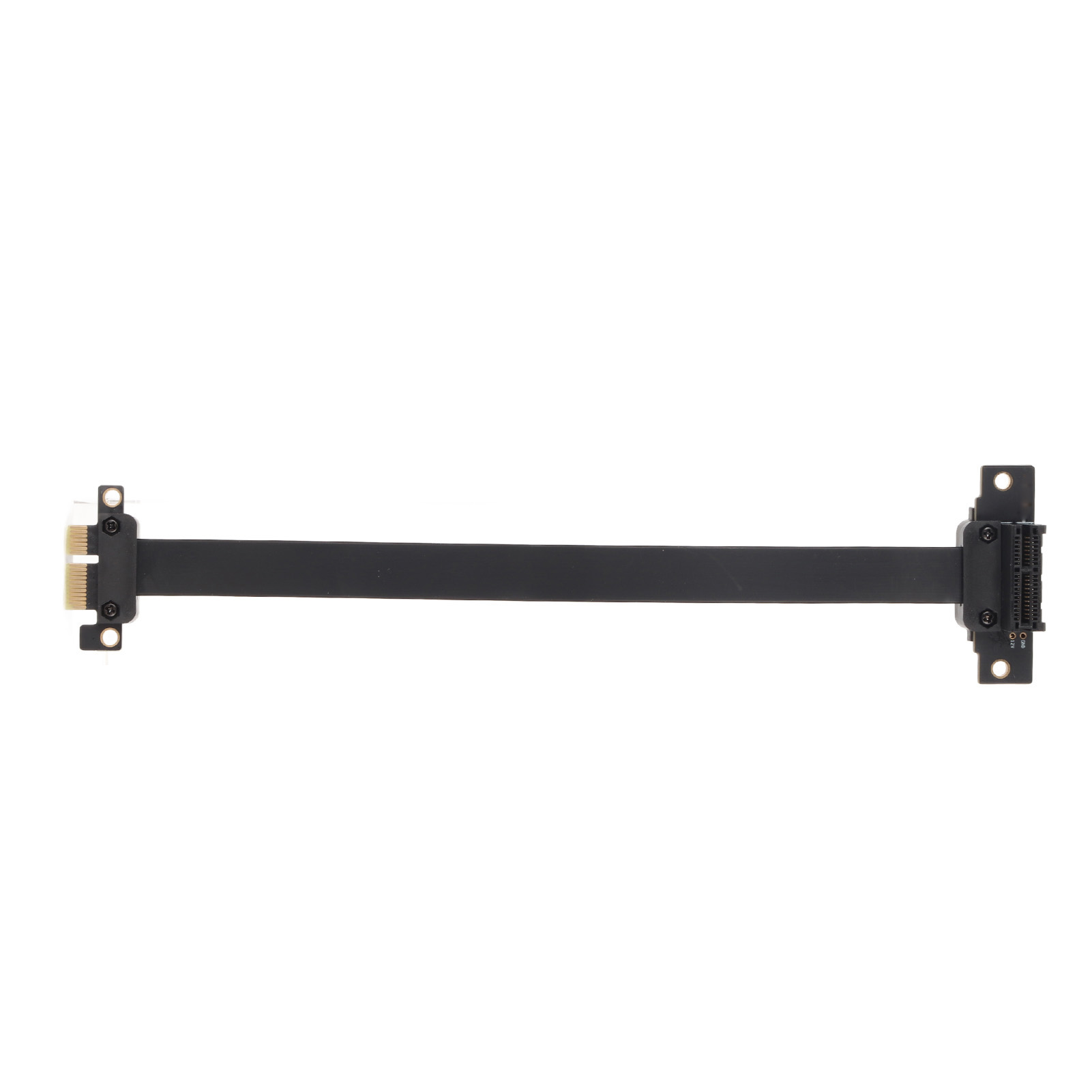 PCIE 3.0 1X Extension Cable 90° Right Angle PCIE Riser Card Ribbon Extender F FY - Afbeelding 32 van 34